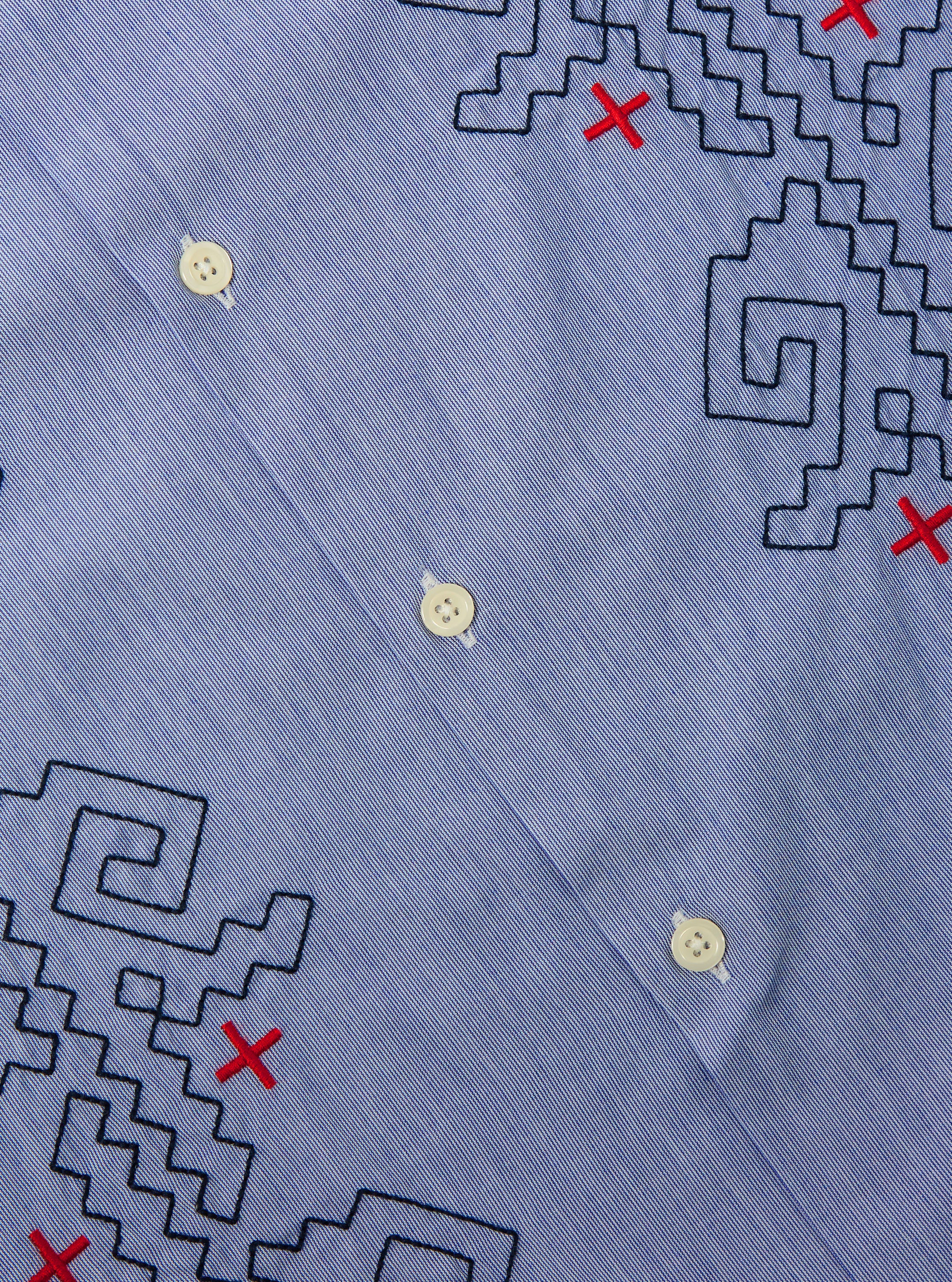 Blue Classic Stripes Road Trip Shirt - Image 6