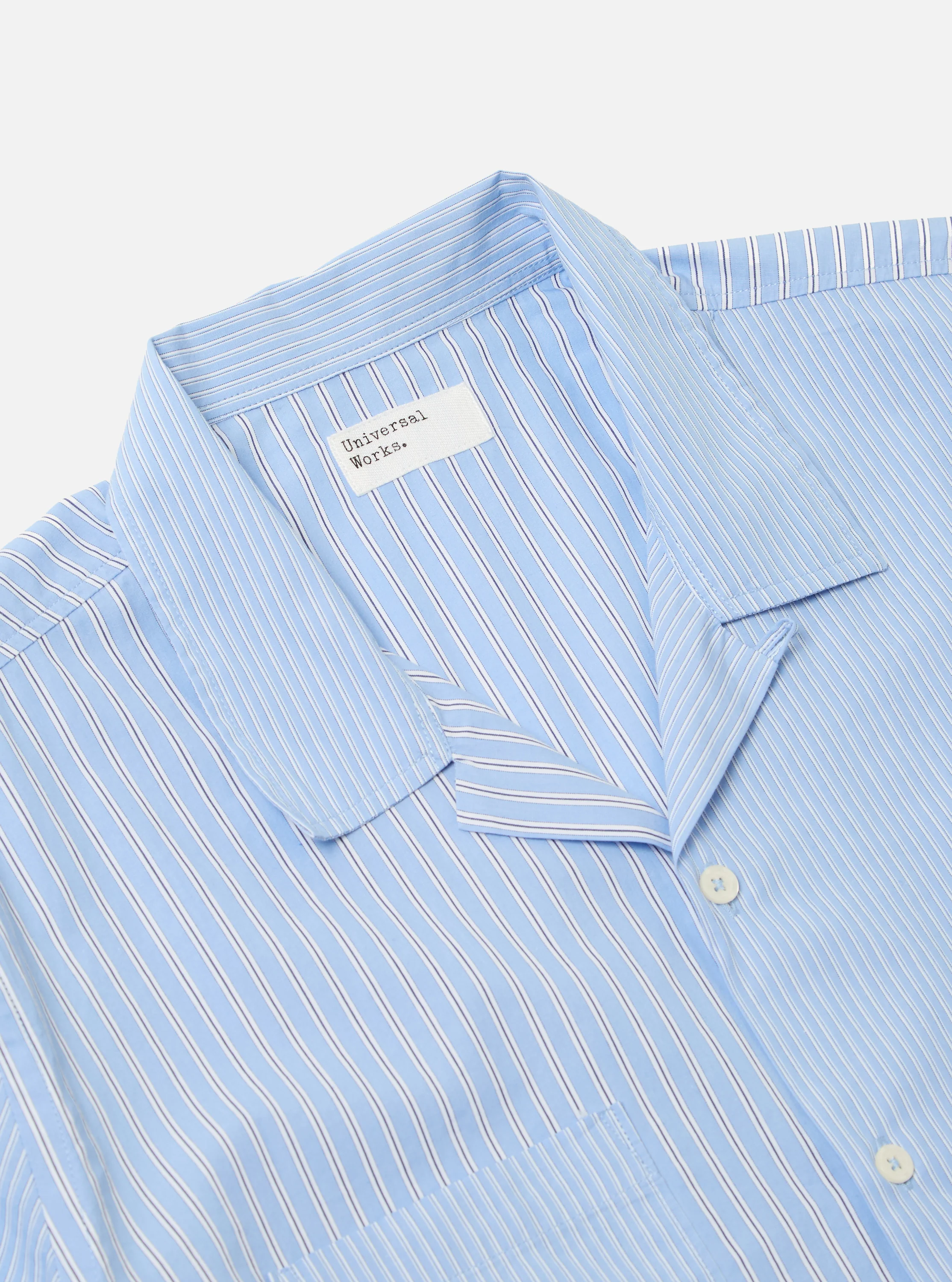 Blue Vila Stripes Sal Road Shirt - Image 5