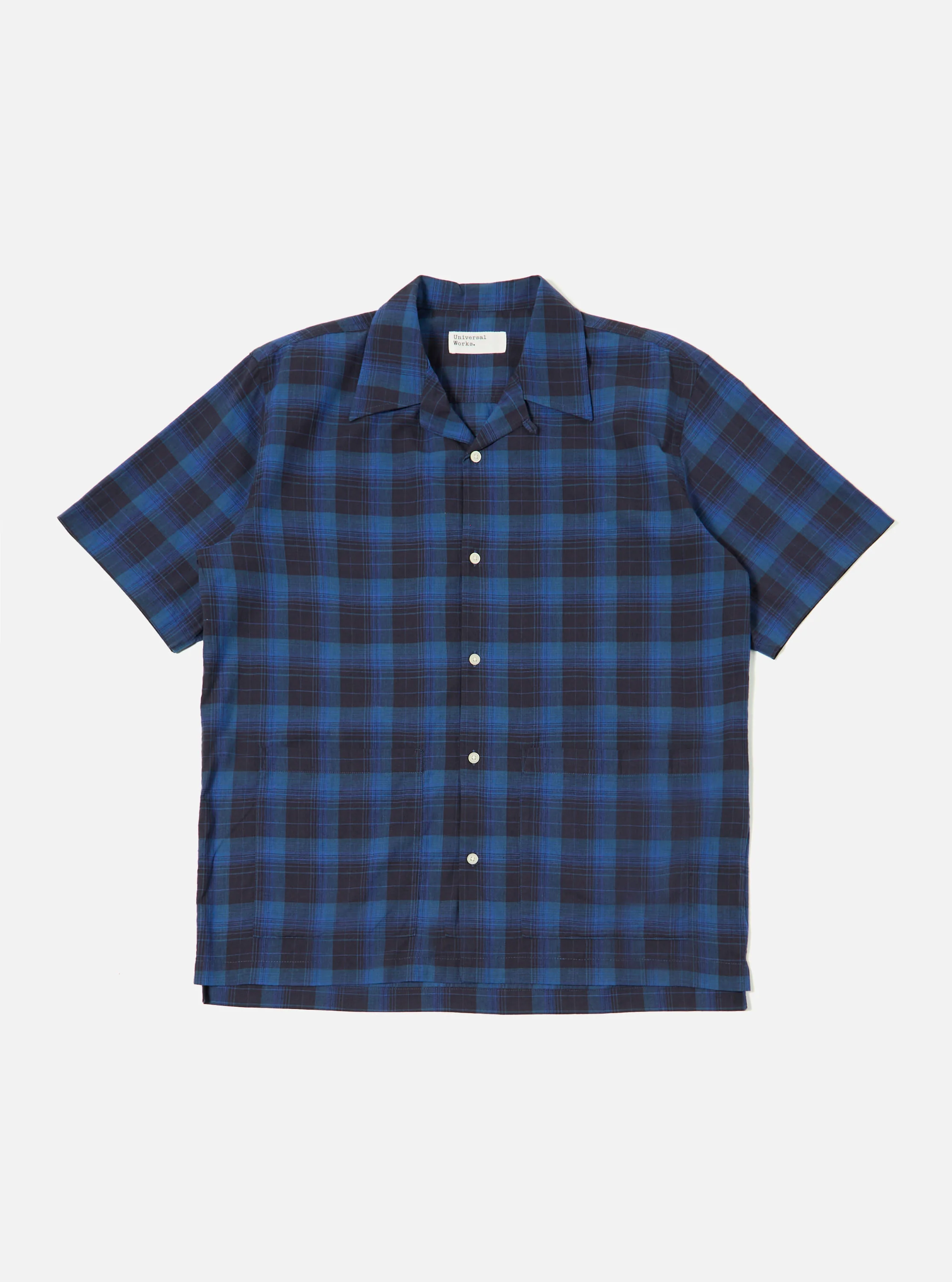 Navy/Blue Check Short Pyjama Set - Image 3