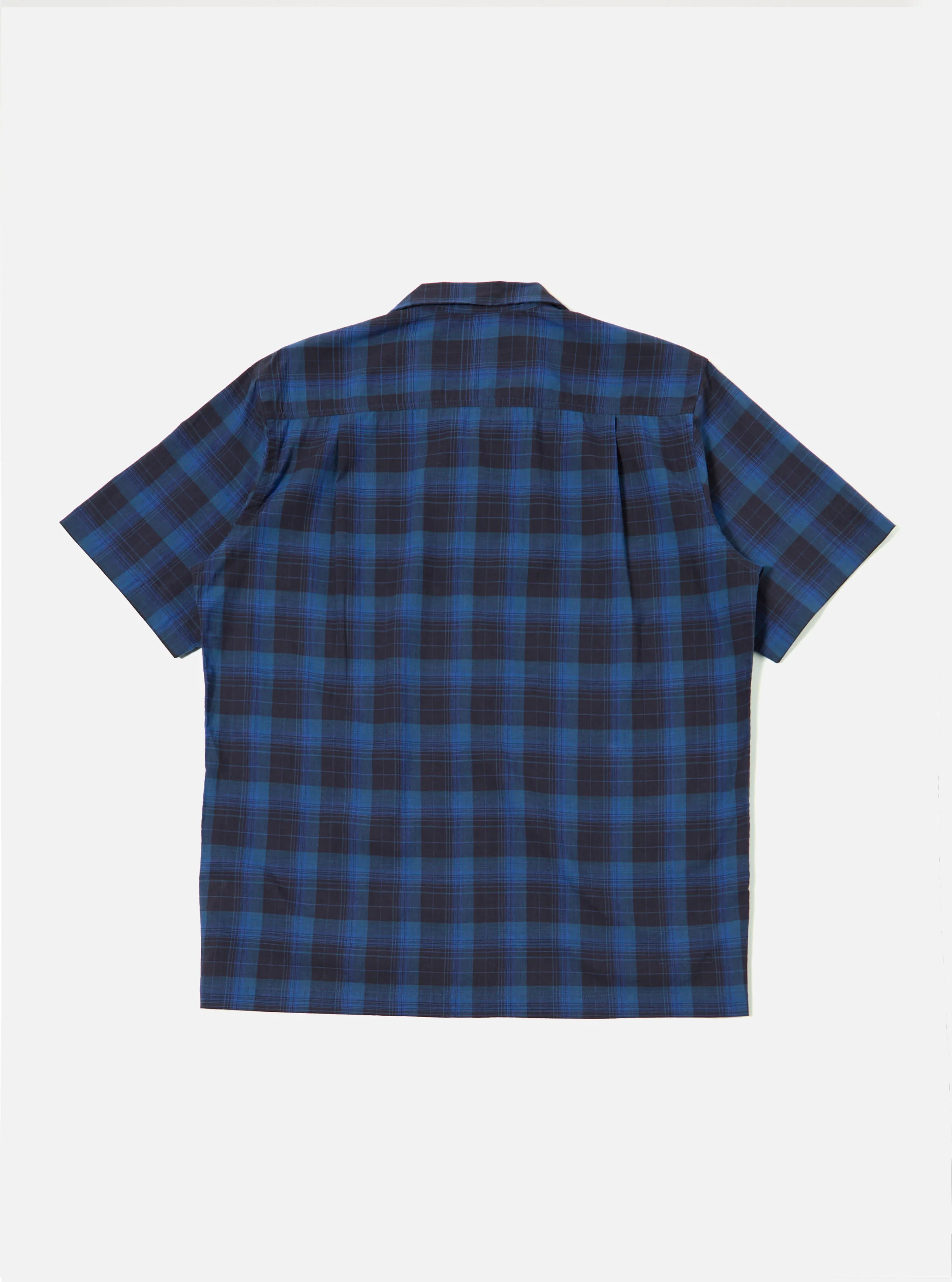 Navy/Blue Check Short Pyjama Set - Image 4