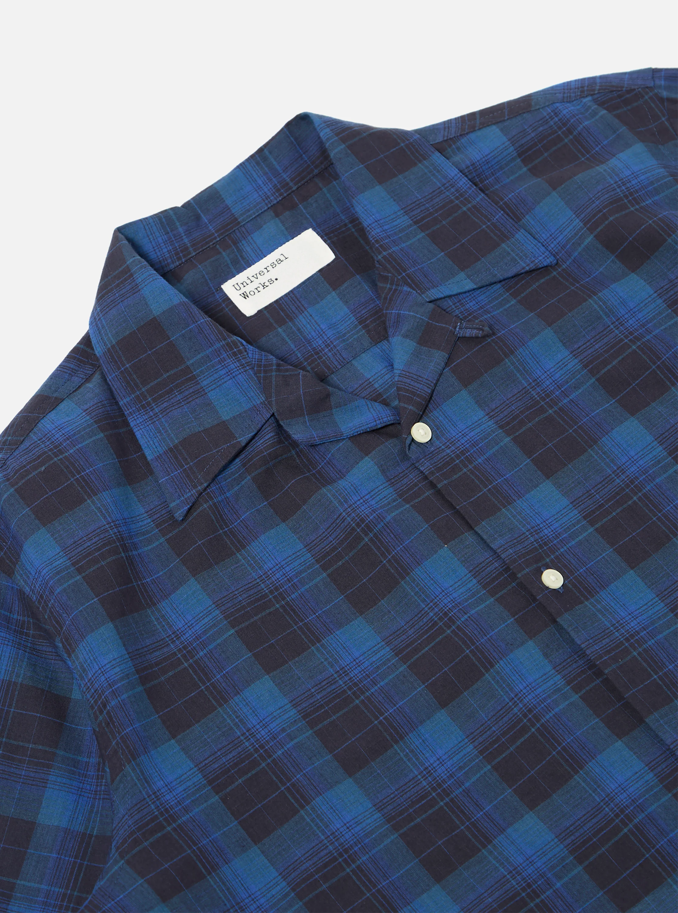 Navy/Blue Check Short Pyjama Set - Image 5