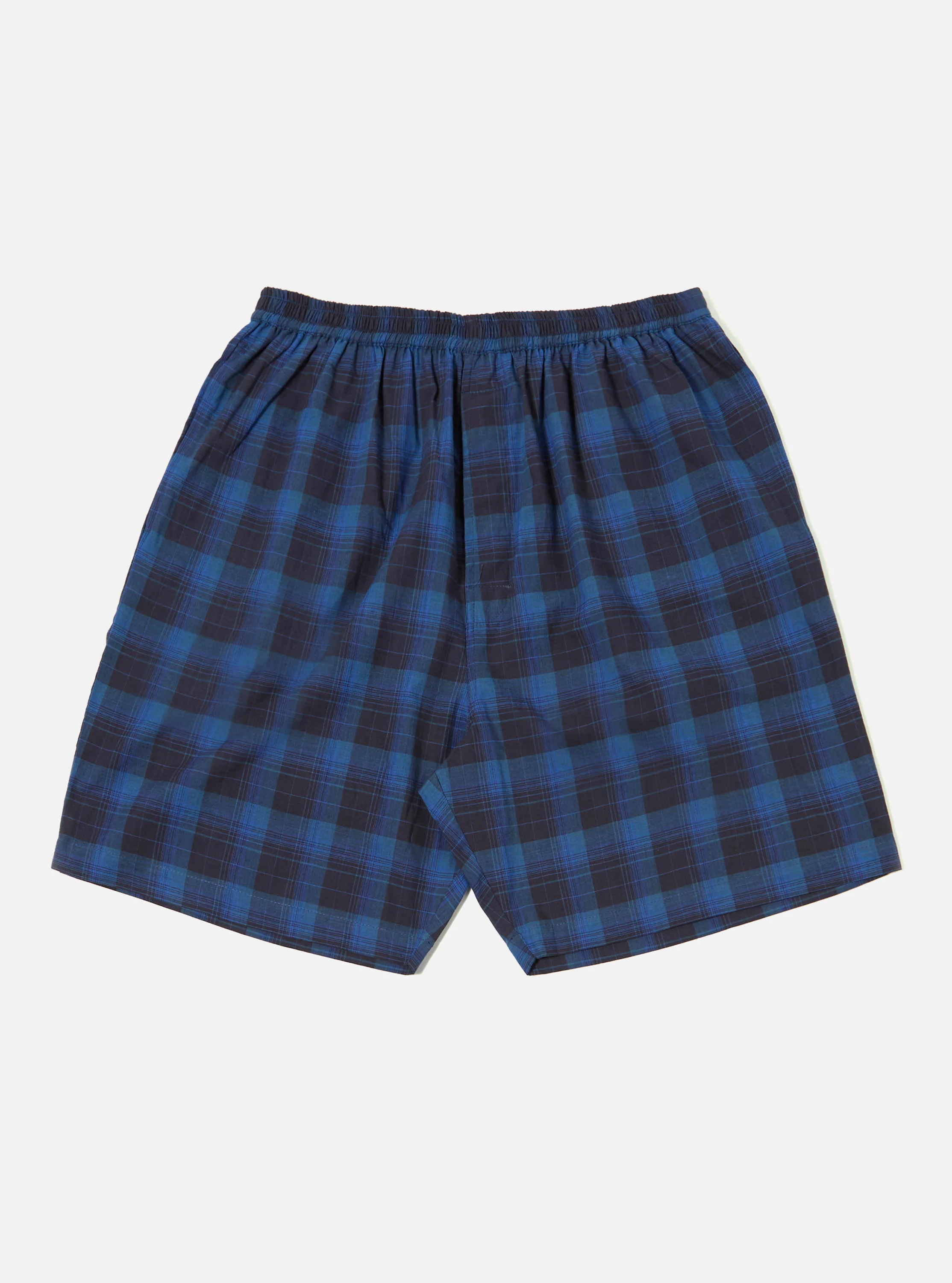 Navy/Blue Check Short Pyjama Set - Image 8