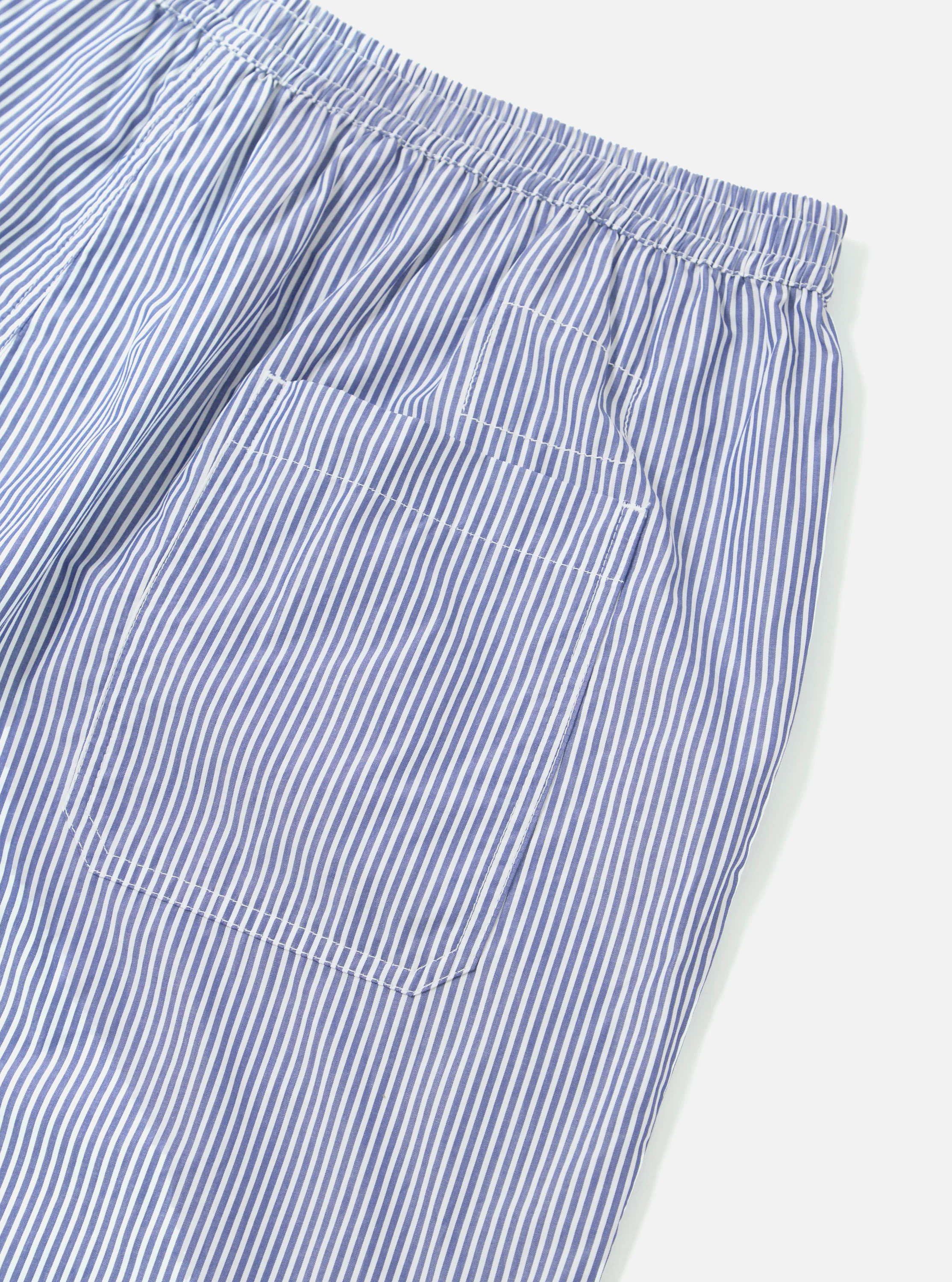 Navy Classic Stripe Short Pyjama Set - Image 10