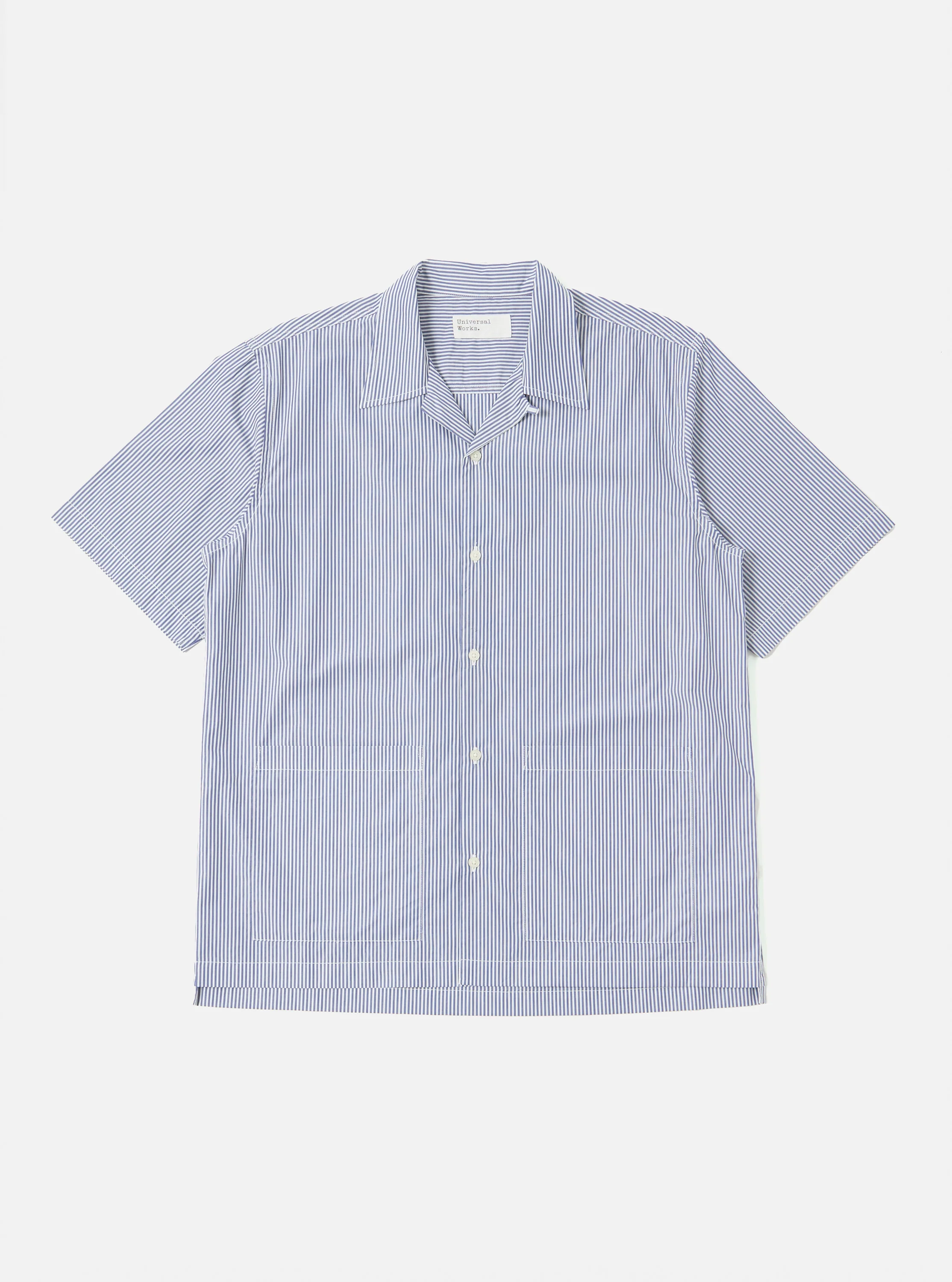 Navy Classic Stripe Short Pyjama Set - Image 3