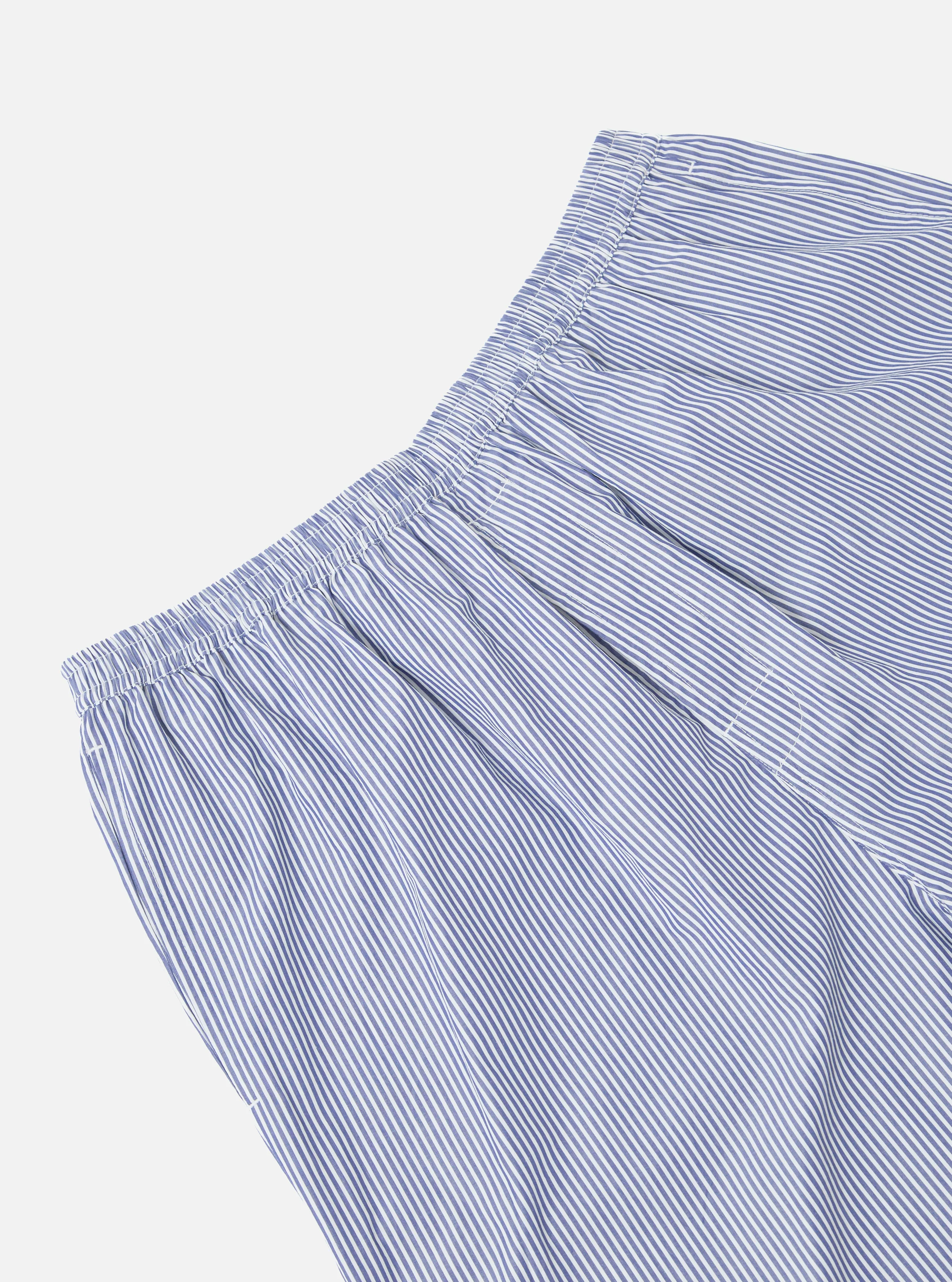 Navy Classic Stripe Short Pyjama Set - Image 9