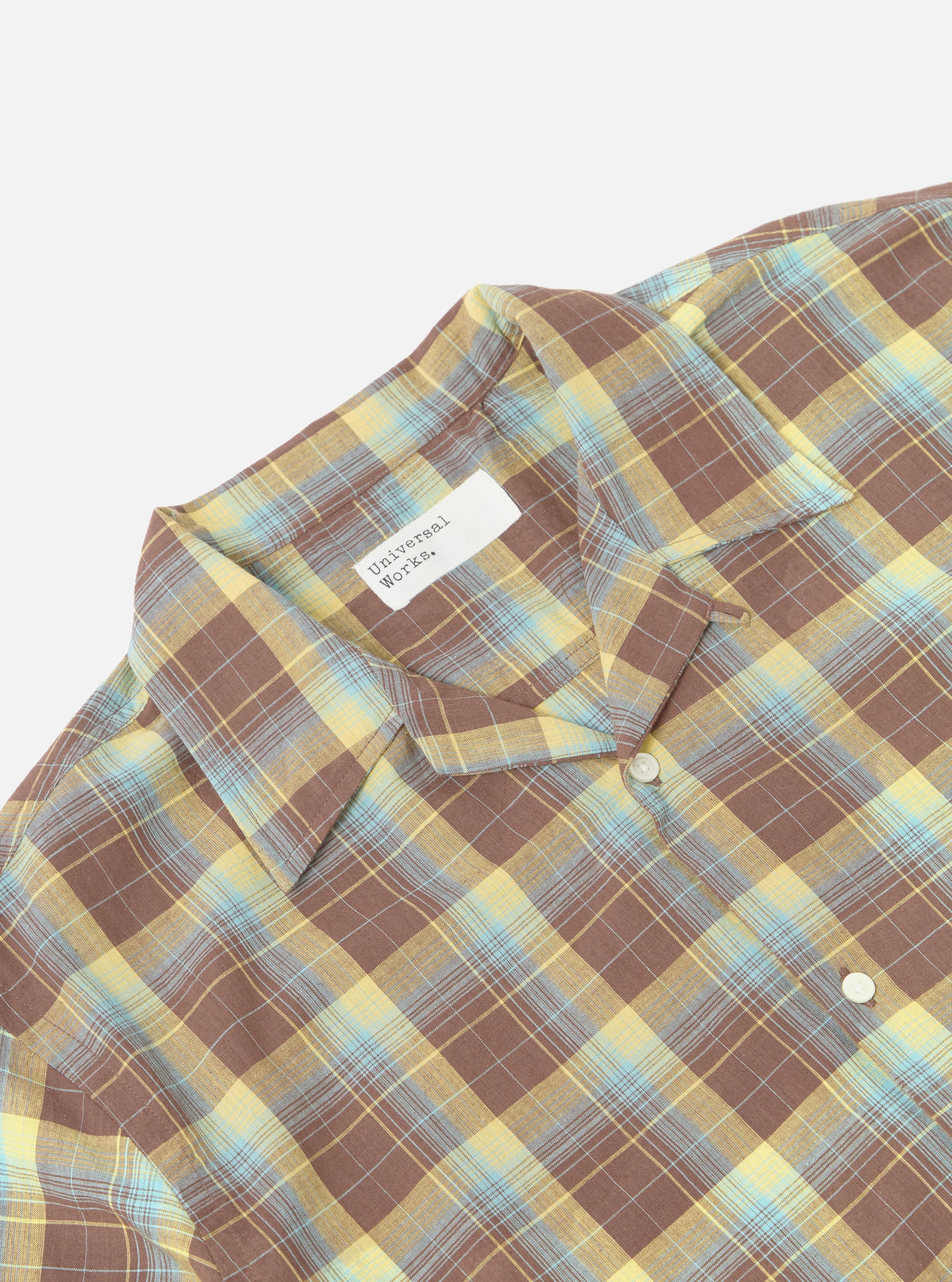 Yellow/Brown Check Short Pyjama Set - Image 5