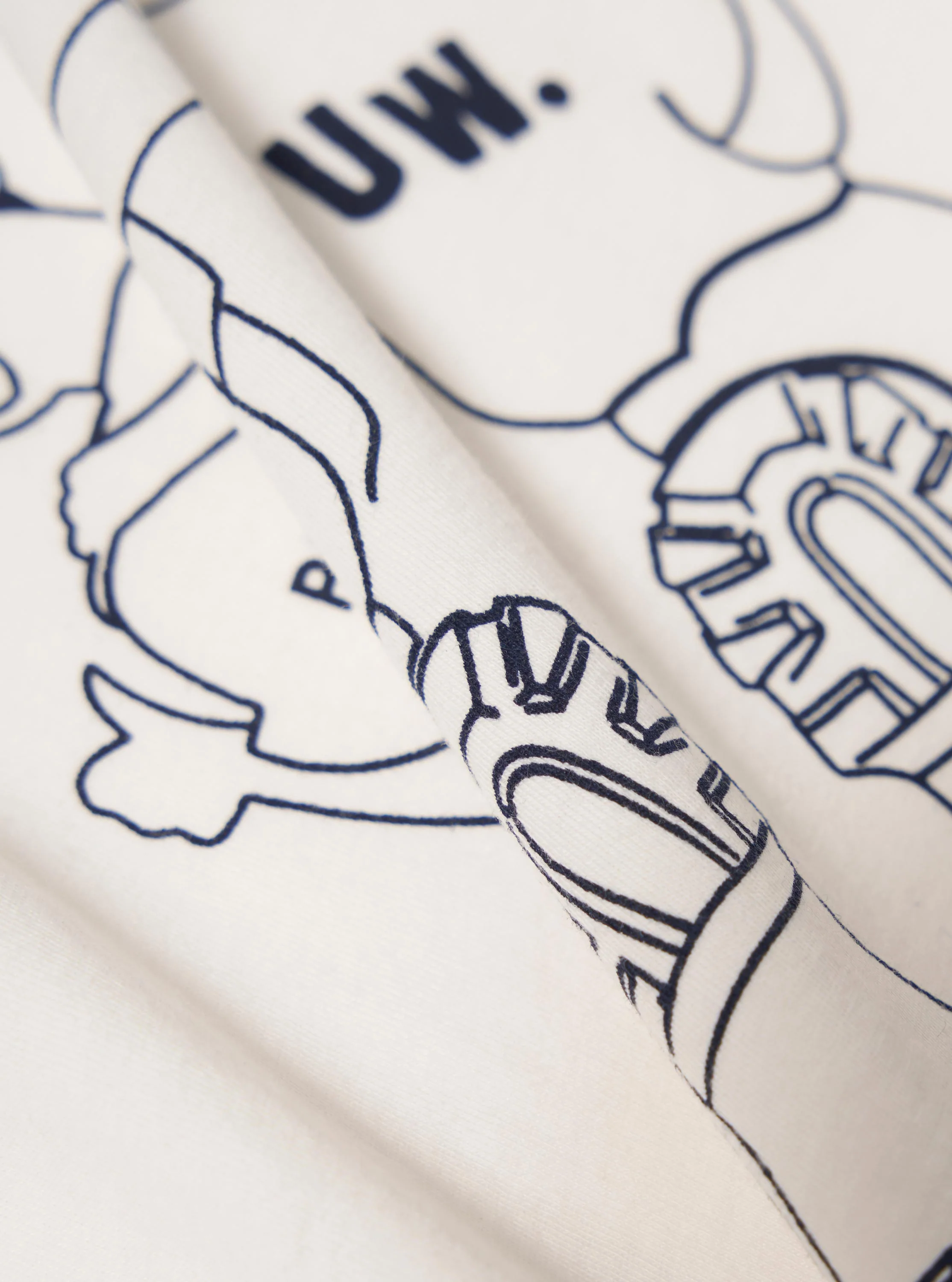 Paraboot x Universal Works Ecru Single Jersey Short Sleeve Tee - Image 4