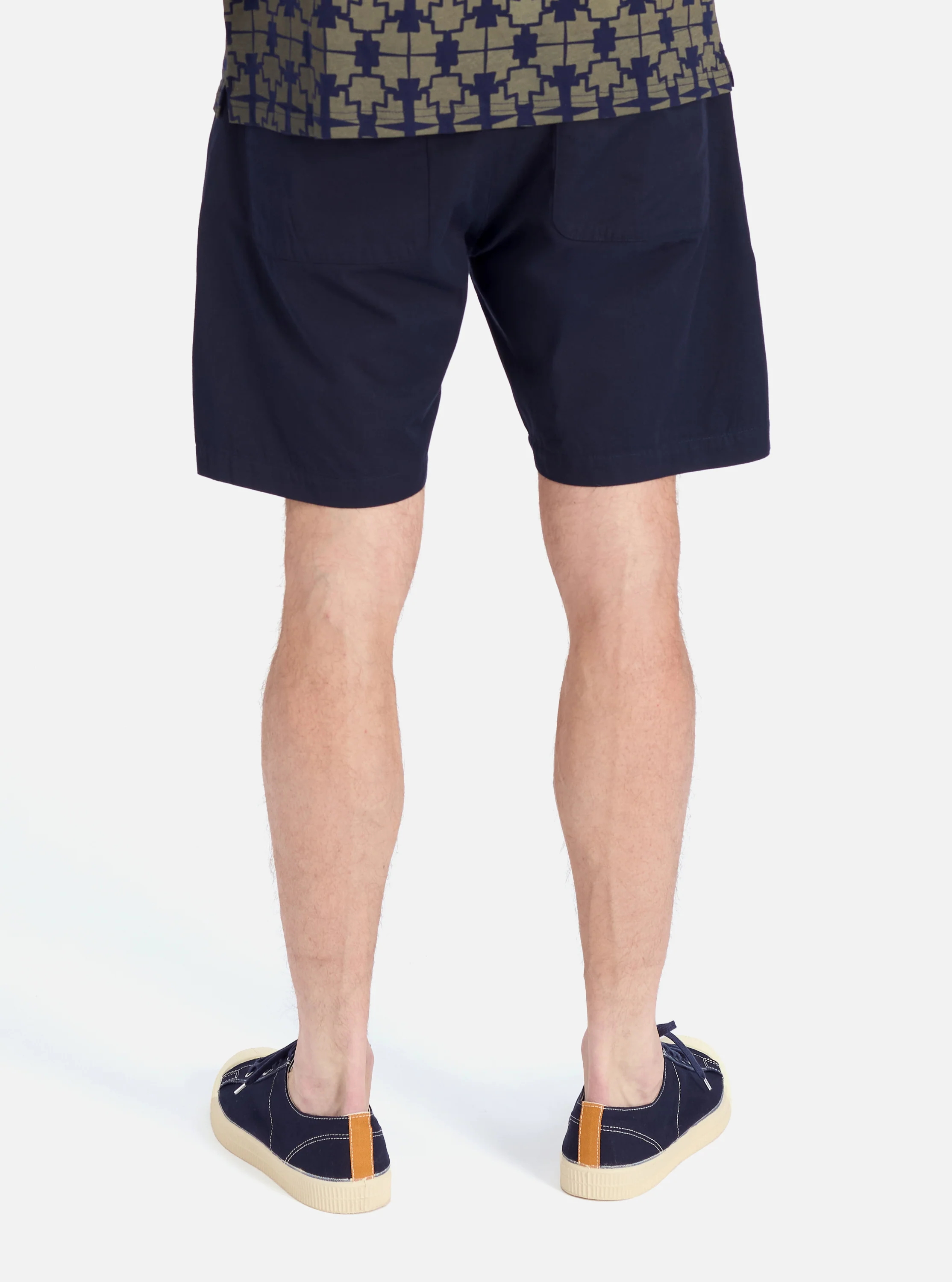 Navy Military Cotton Simple Short - Image 3
