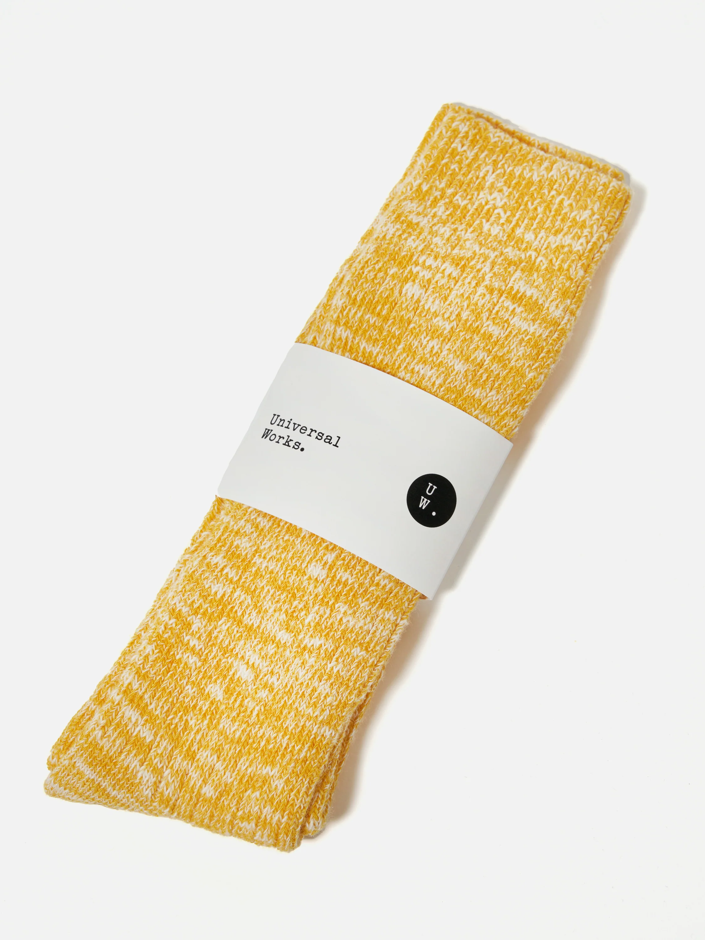 Yellow Slub Knit Slub Sock - Image 2