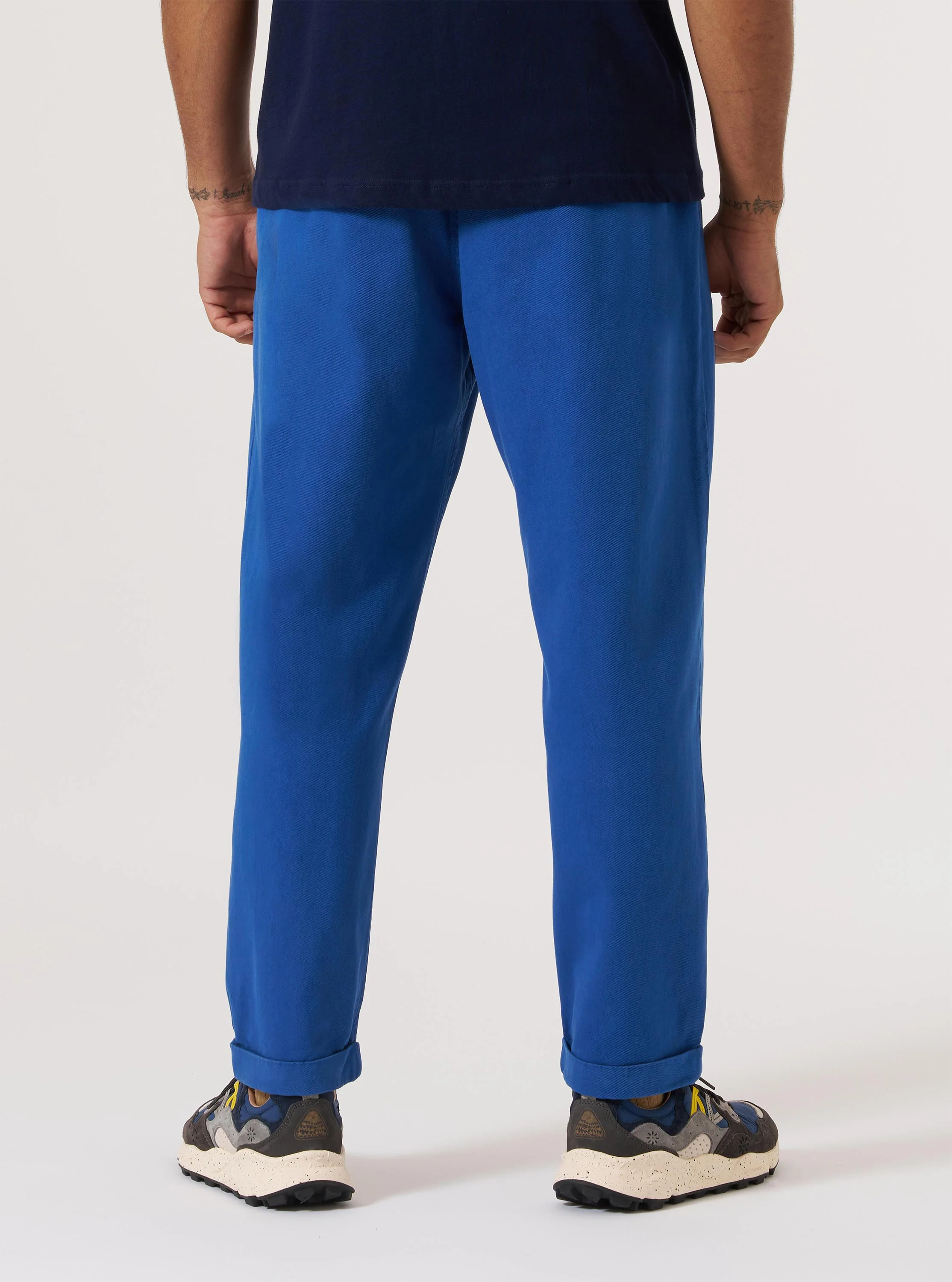 Paraboot x Universal Works Navy Derek Twill Super Chino - Image 3