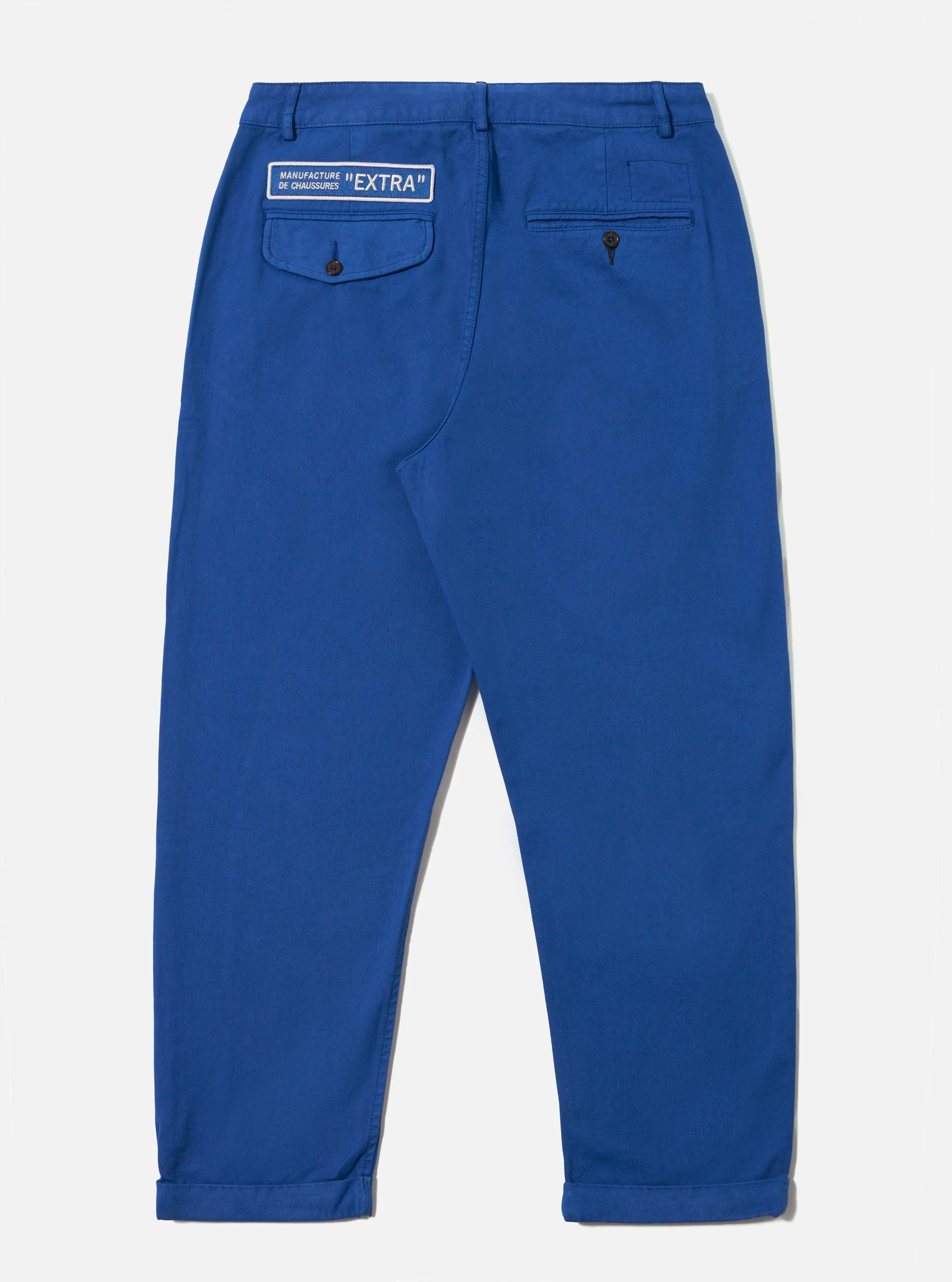 Paraboot x Universal Works Navy Derek Twill Super Chino - Image 5