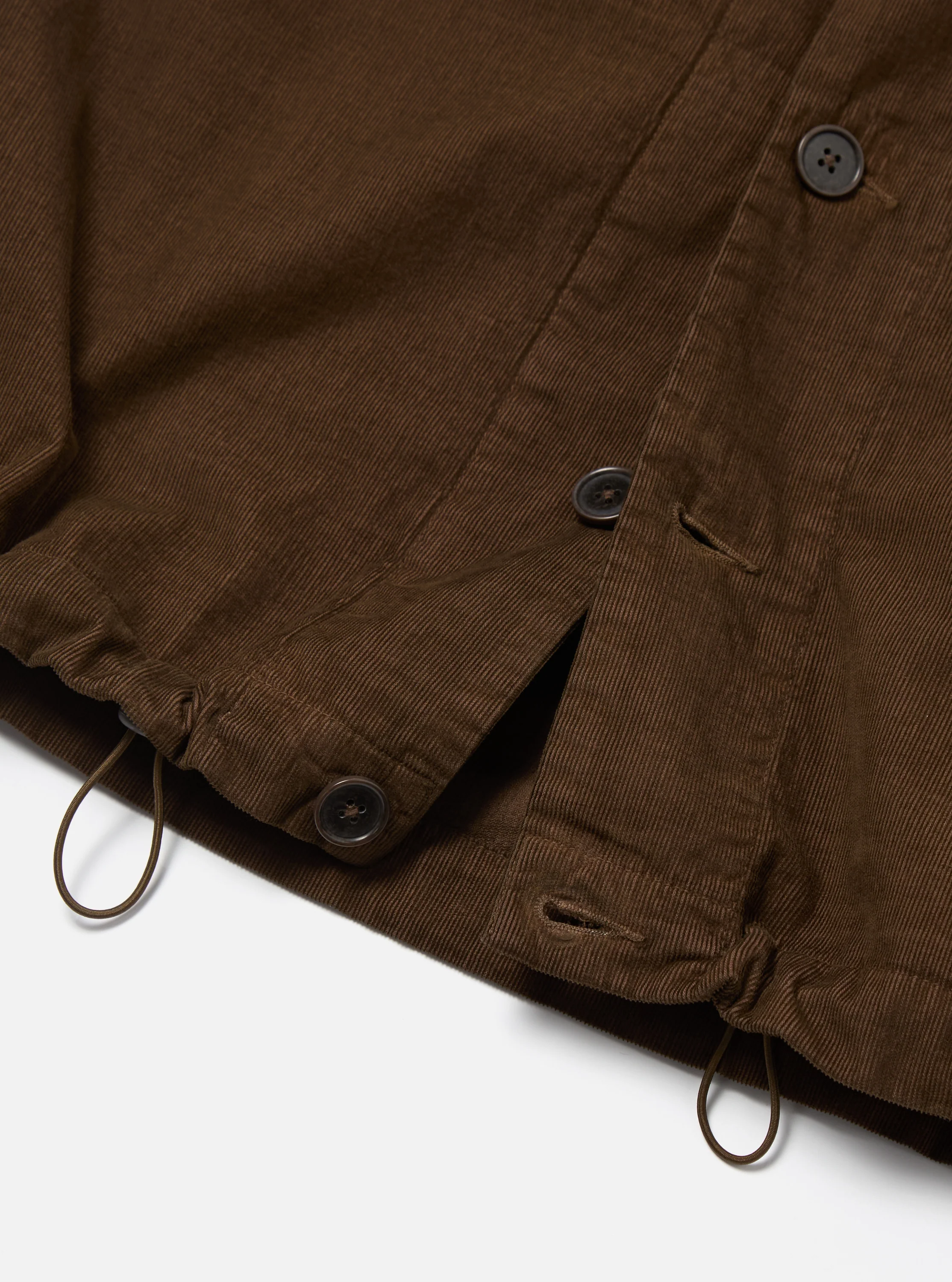 Khaki Summer Cord Tech Overshirt - Image 8