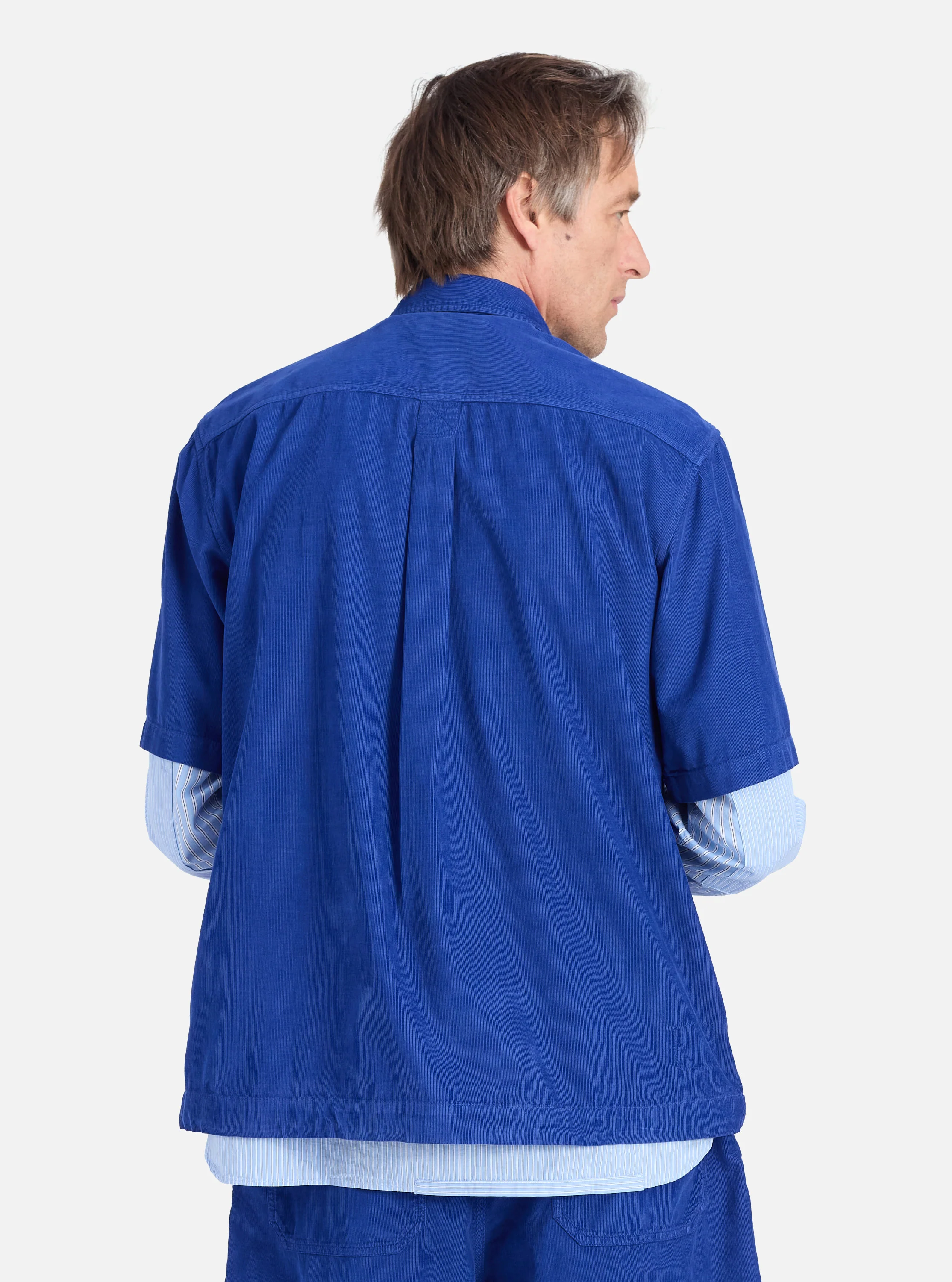 Work Blue Summer Cord Tech Overshirt - Image 3