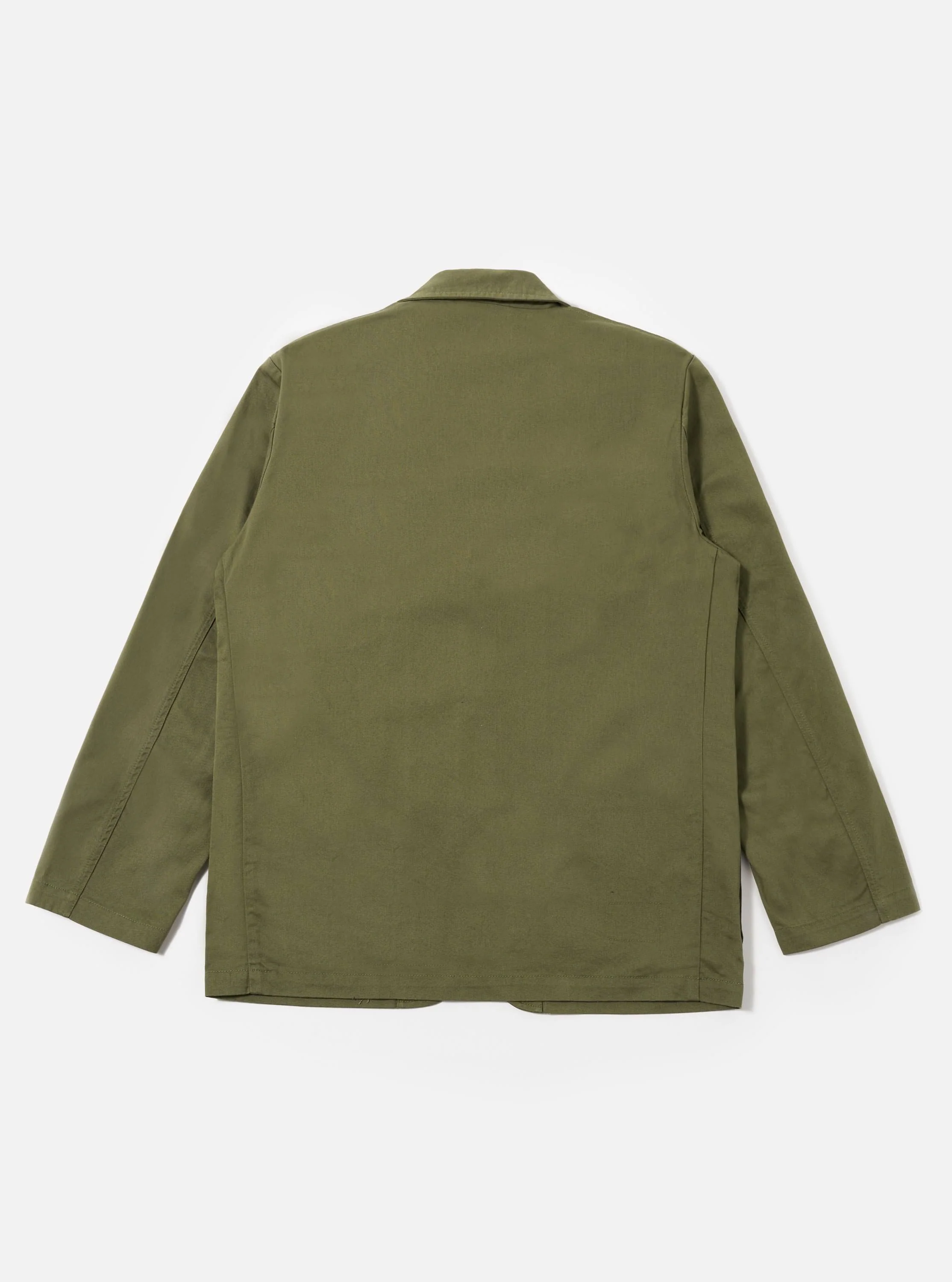Light Olive Twill Three Button Jacket - Image 3