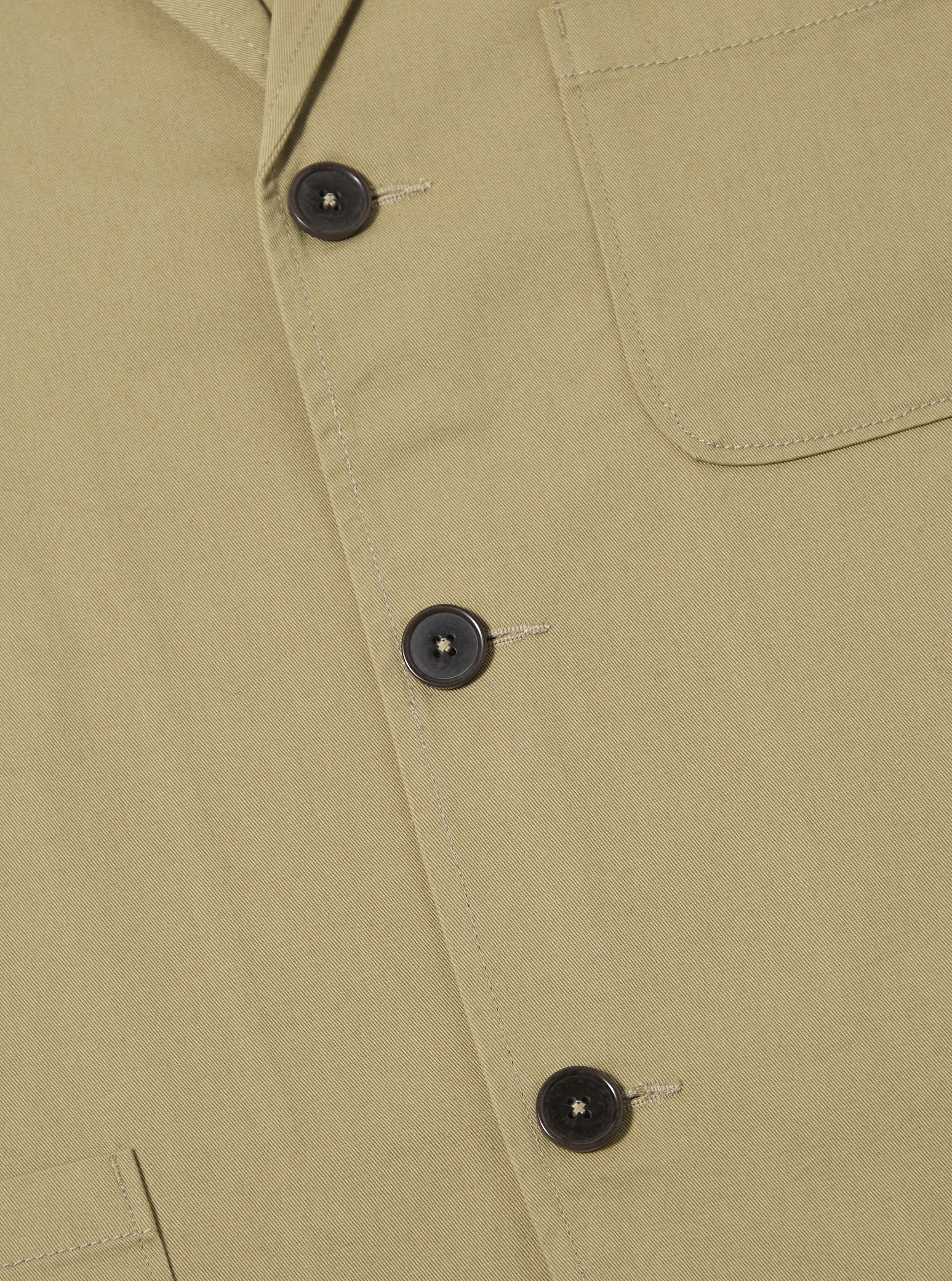 Sand Twill Three Button Jacket - Image 6