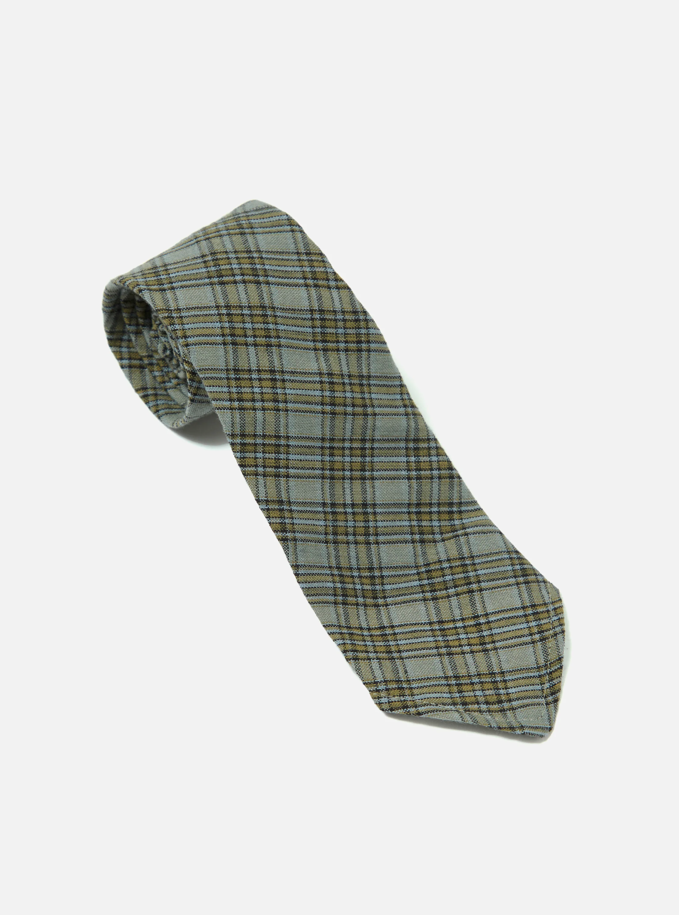 Green Picnic Plaid Tie - Image 2