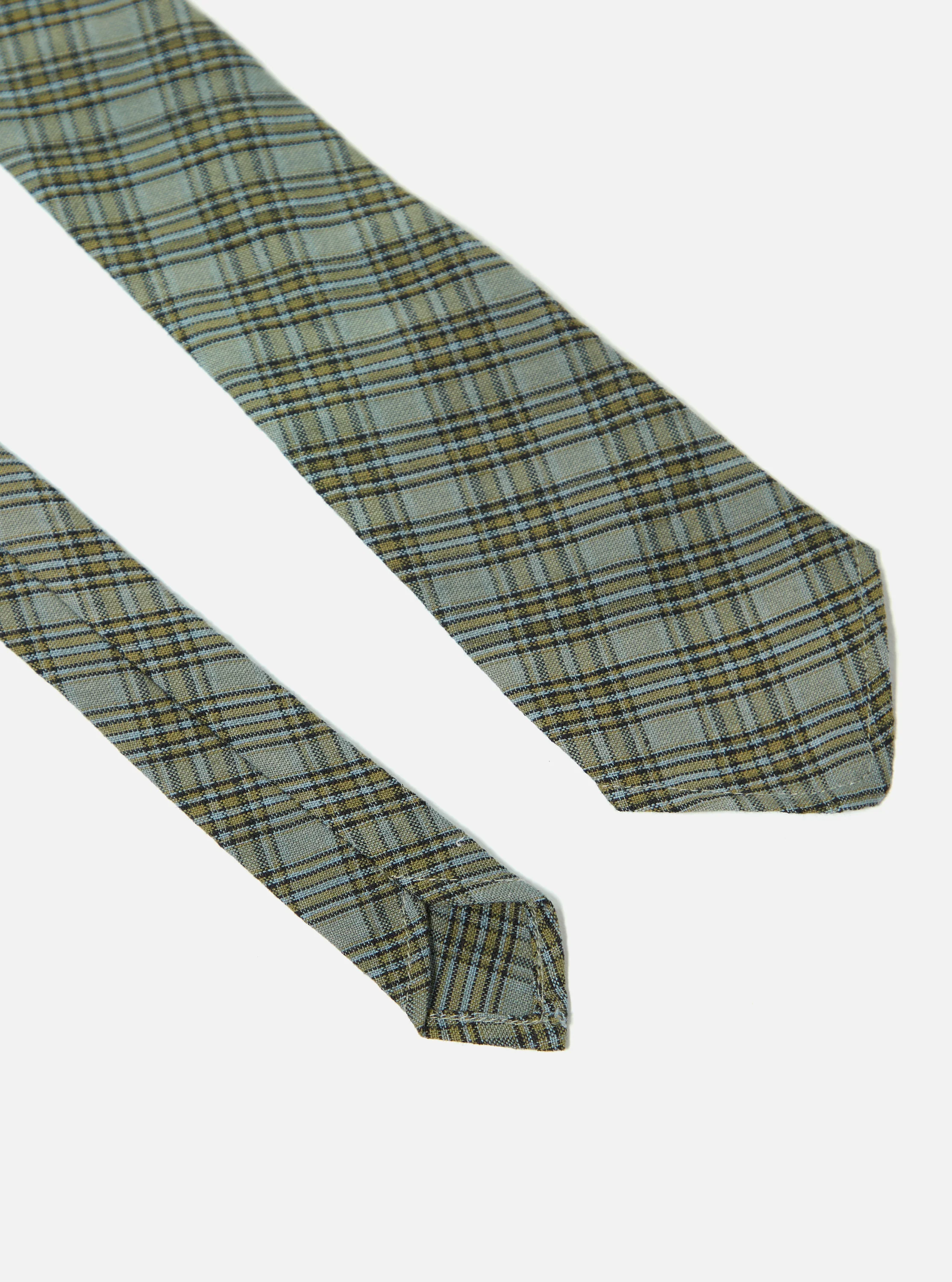 Green Picnic Plaid Tie - Image 3