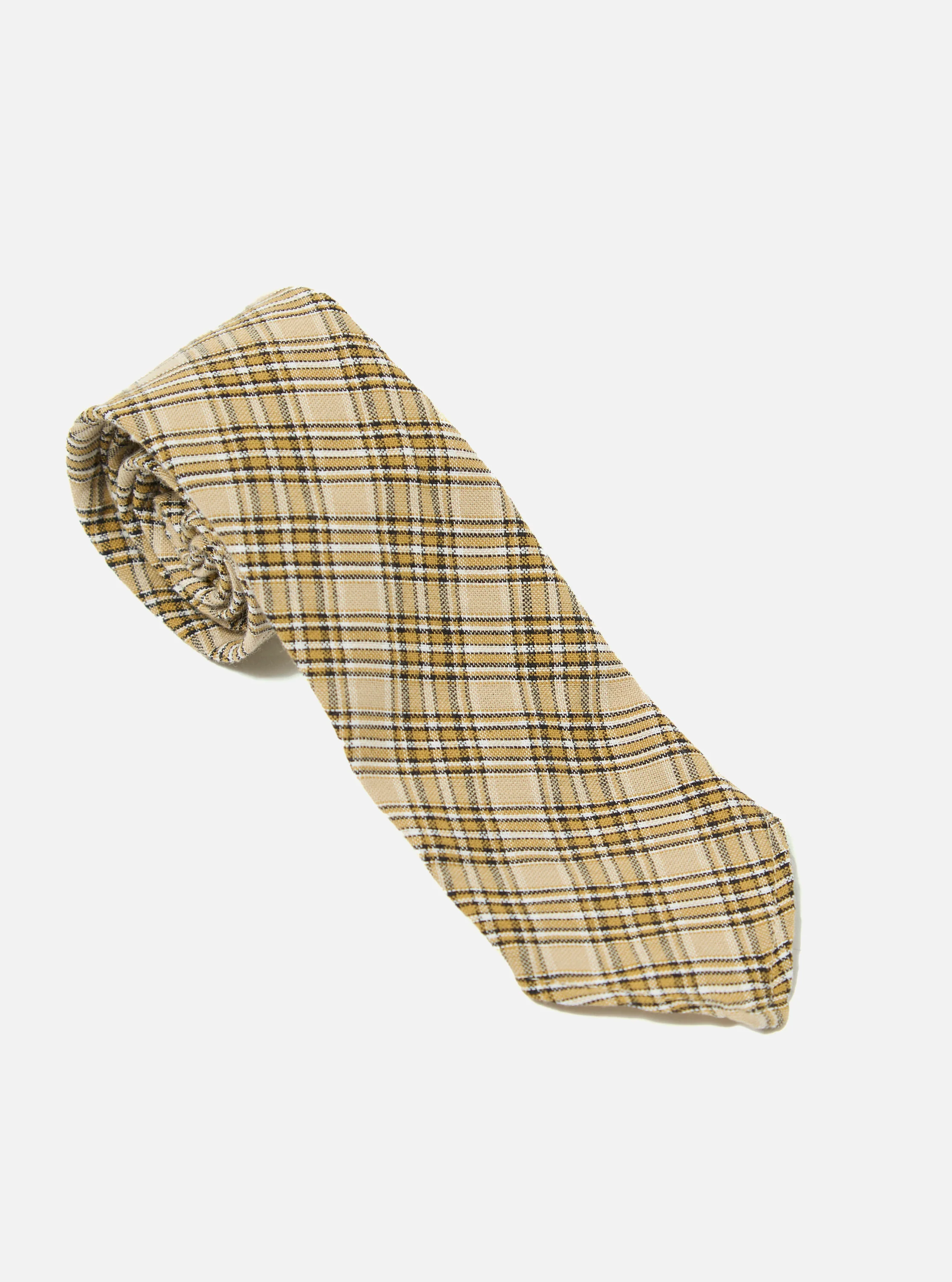 Sand Picnic Plaid Tie - Image 2