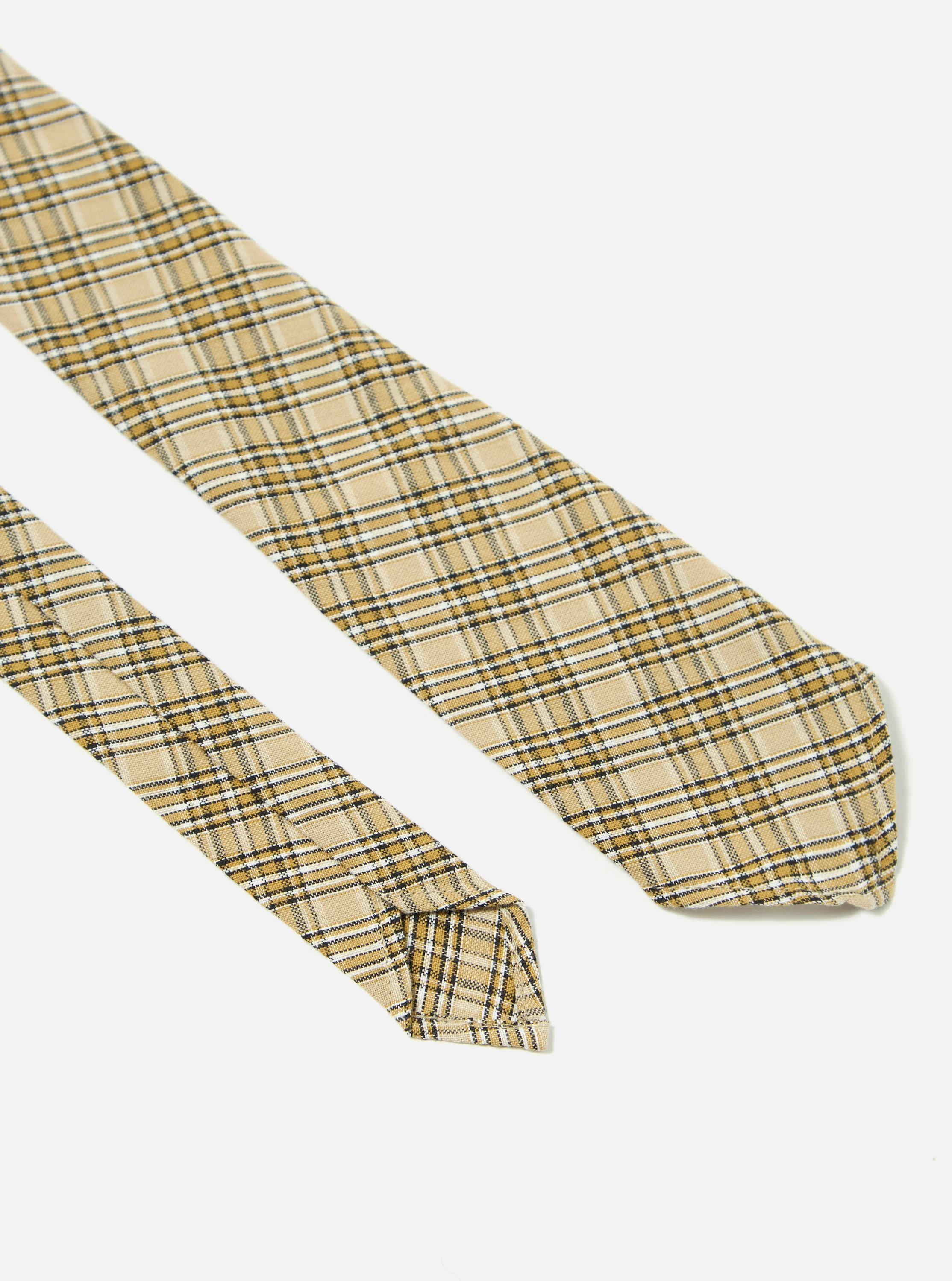 Sand Picnic Plaid Tie - Image 3