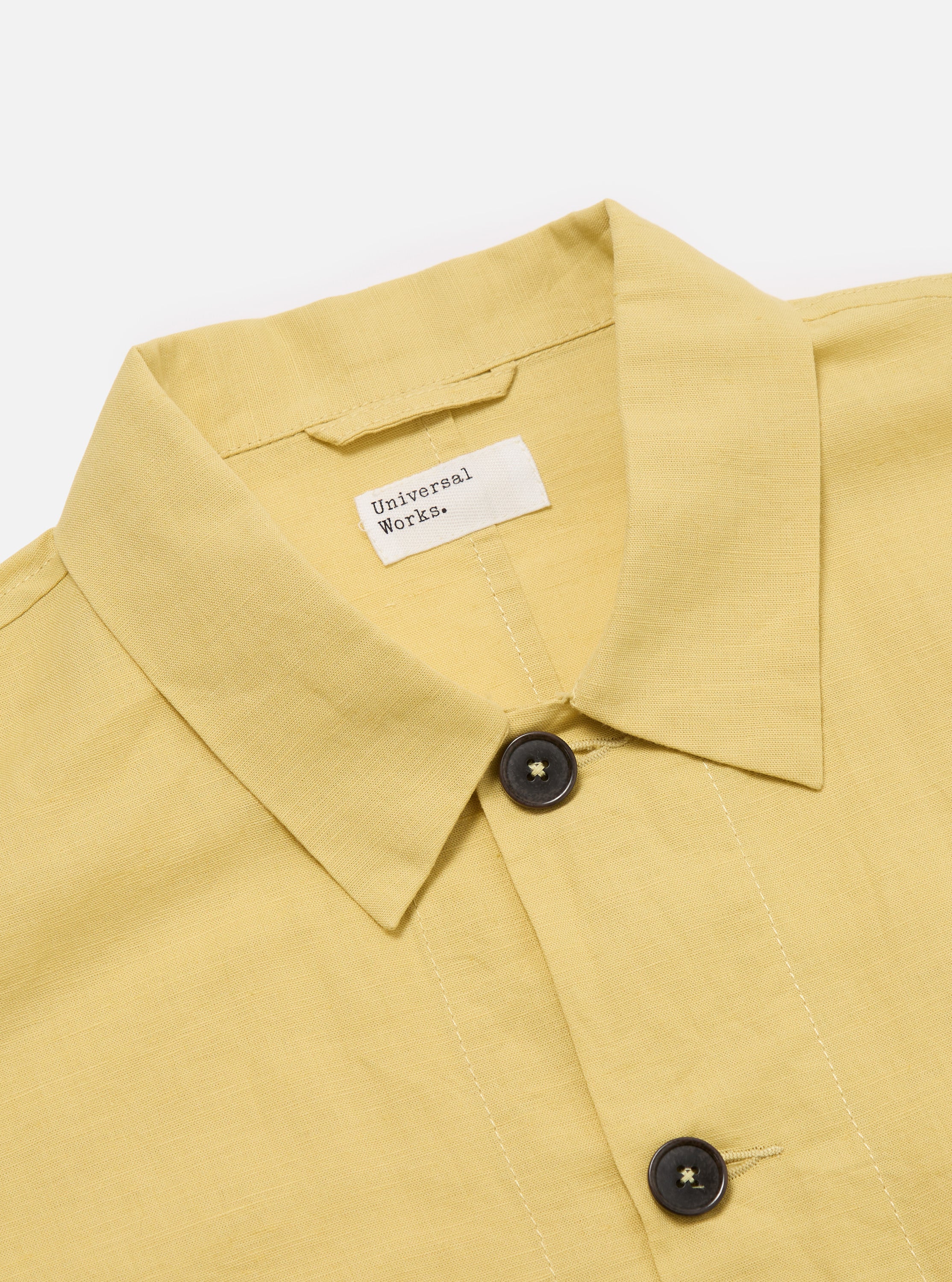Lemon Linen Cotton Shirting Travail Overshirt - Image 5