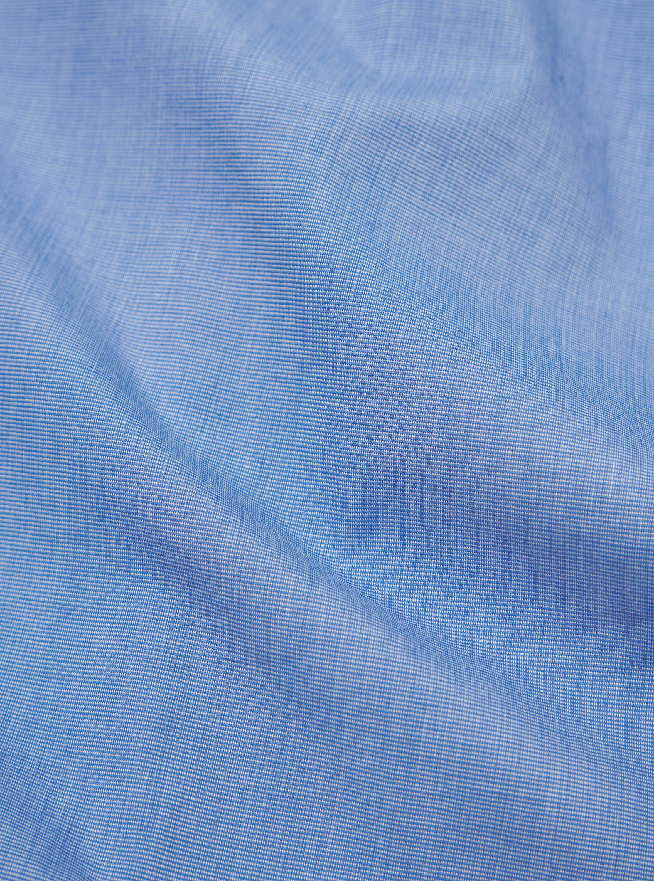 Blue End On End Cotton Utility SS Shirt - Image 9