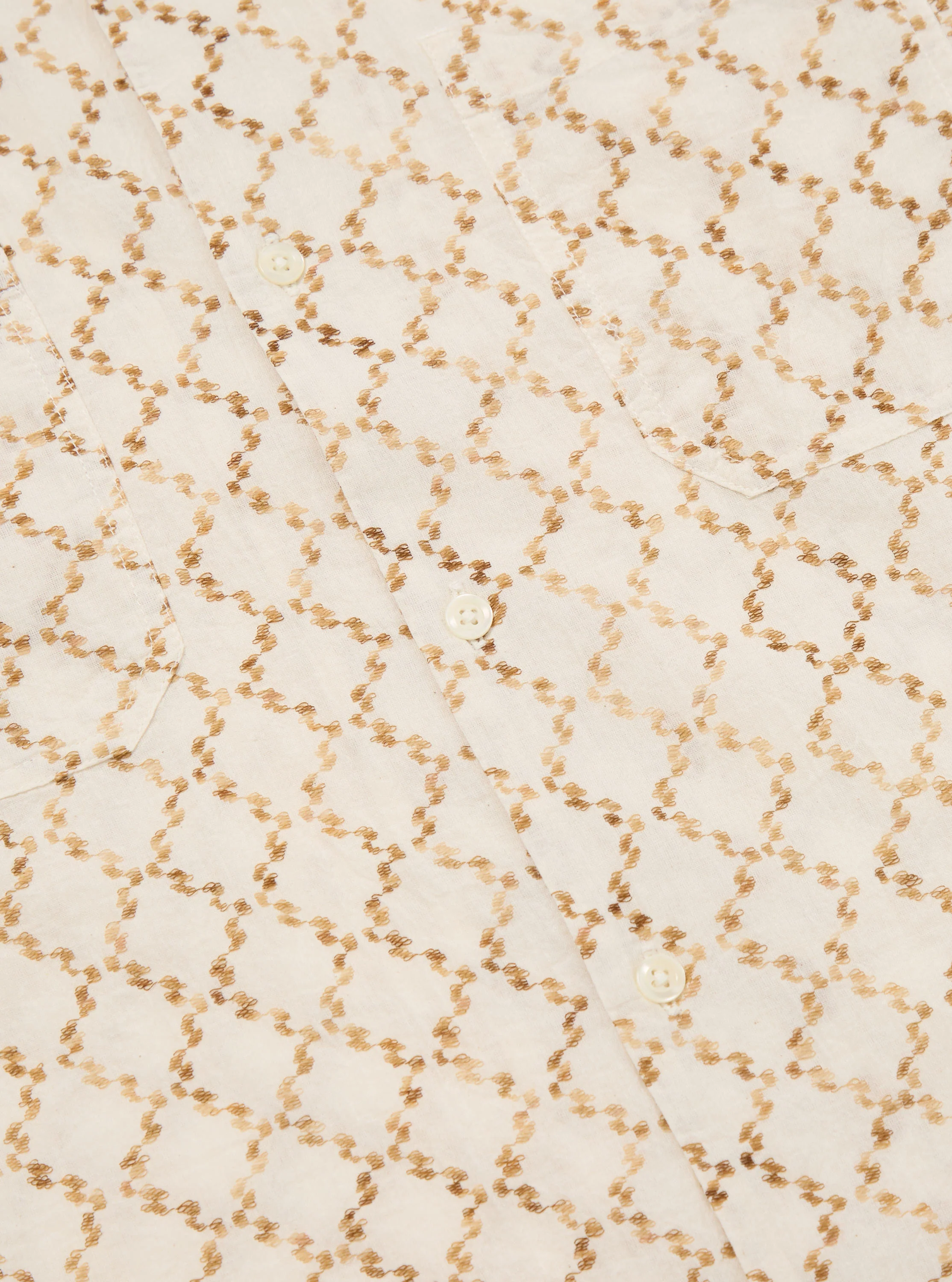 Camel Mitla Weave Work Shirt - Image 6