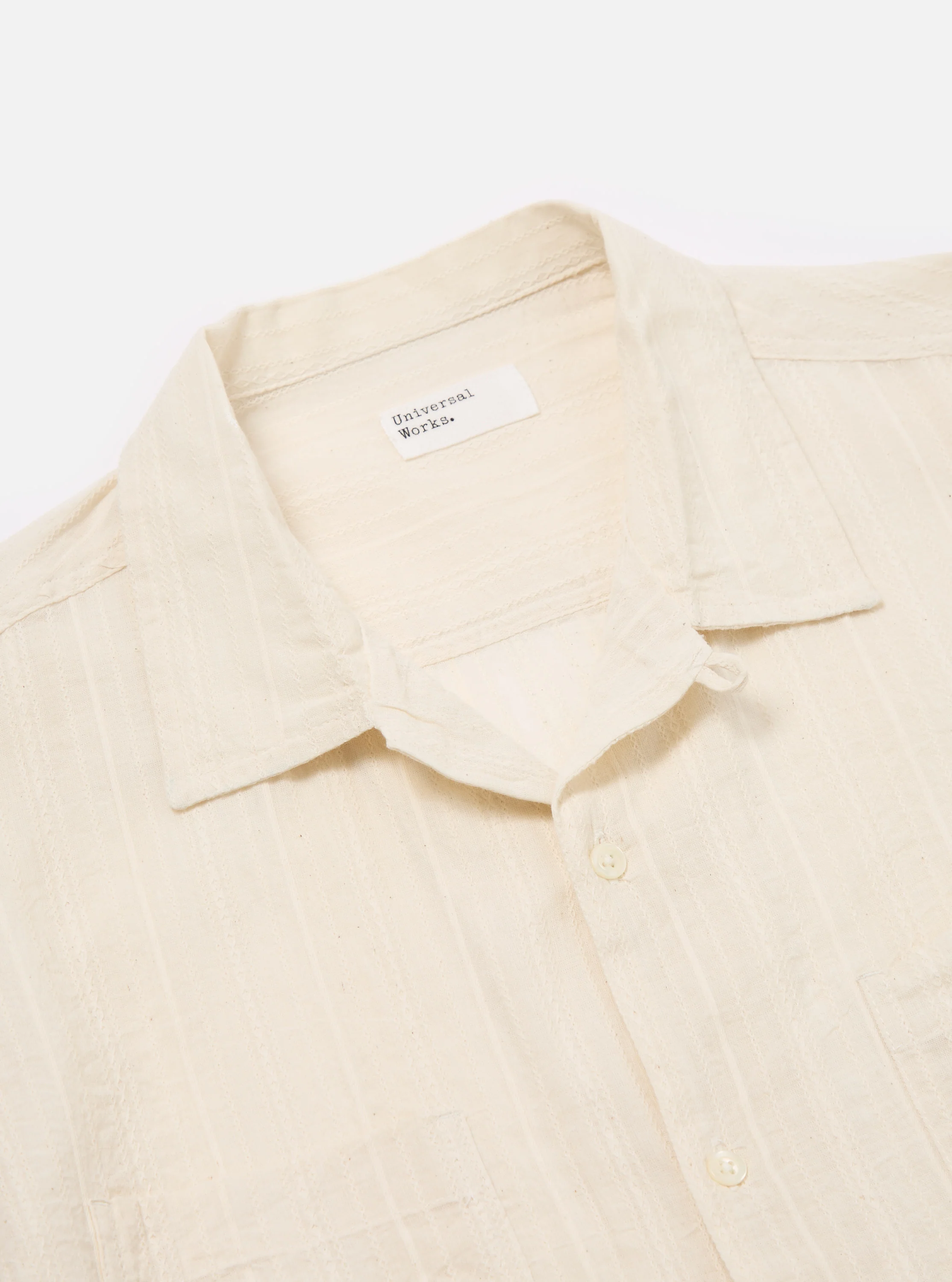 Ecru Acapulco Weave Work Shirt - Image 5