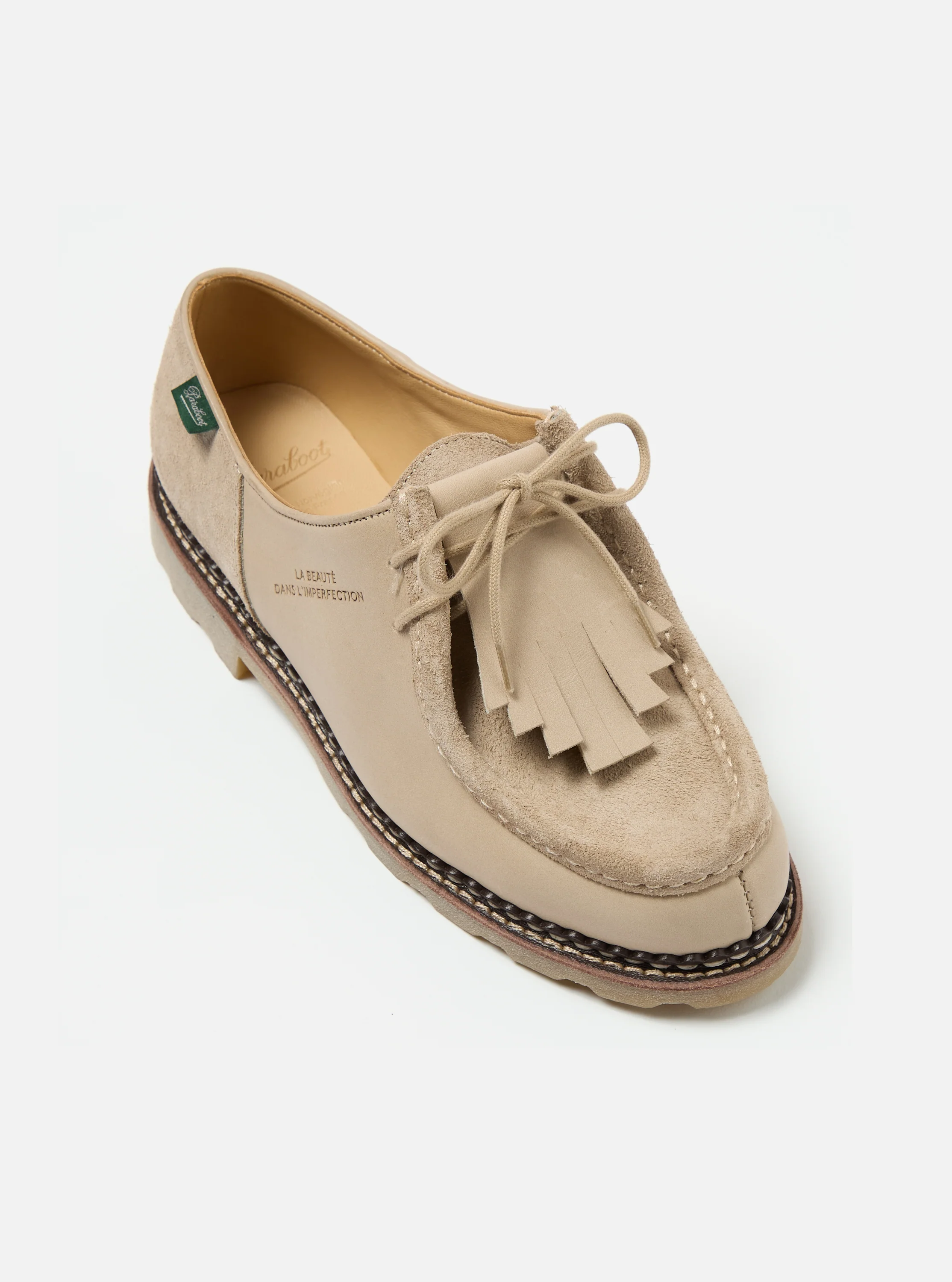 Paraboot x Universal Works Michael in Sand Leather/Suede - Image 4