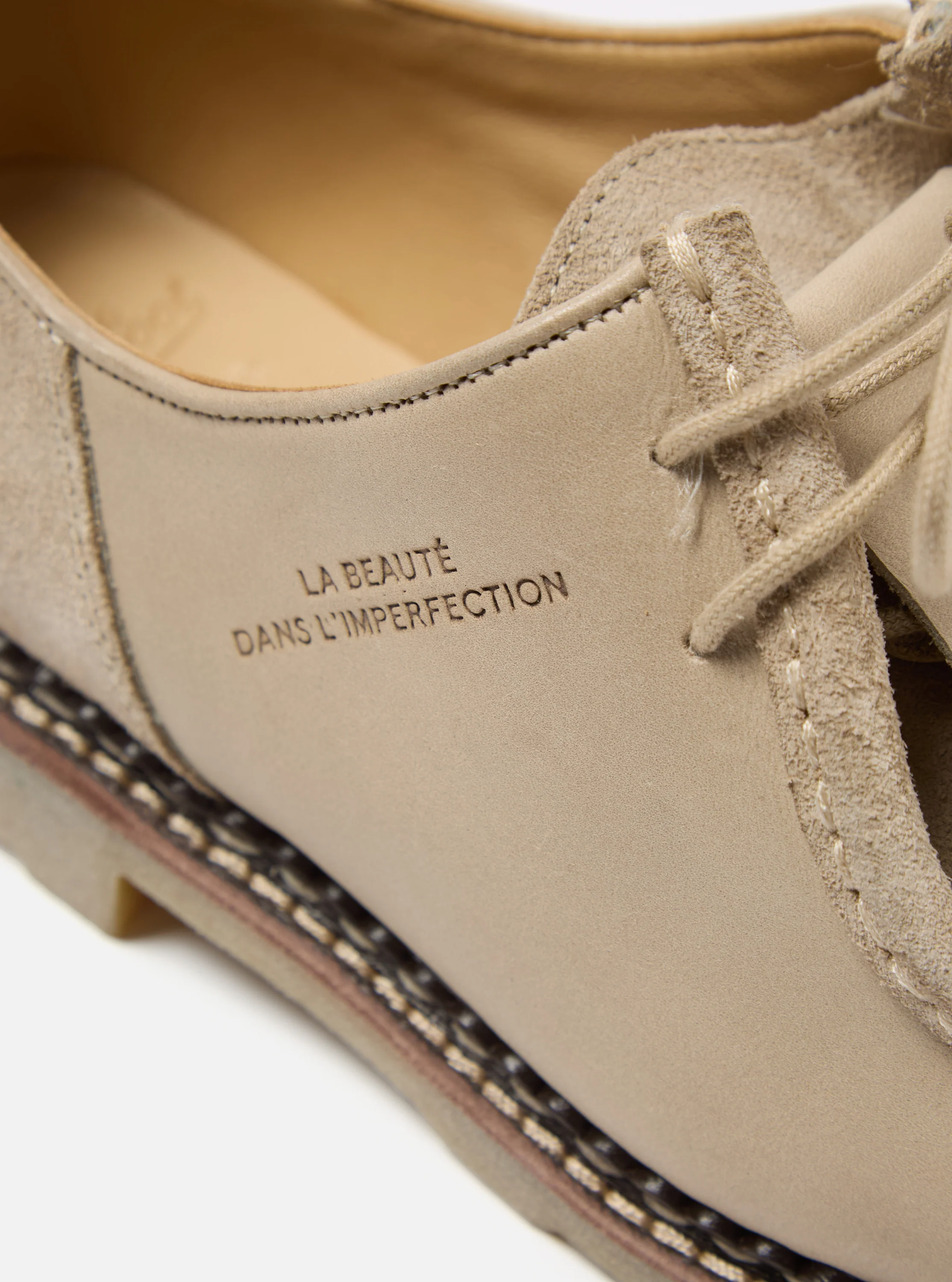 Paraboot x Universal Works Michael in Sand Leather/Suede - Image 5