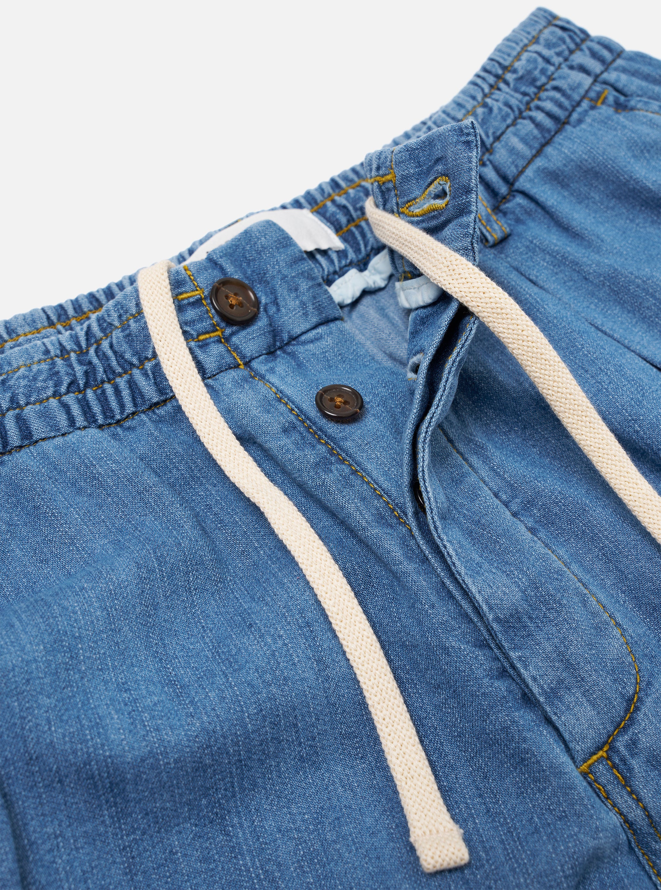 Washed Indigo 8oz Slub Denim Oxford Pant - Image 6