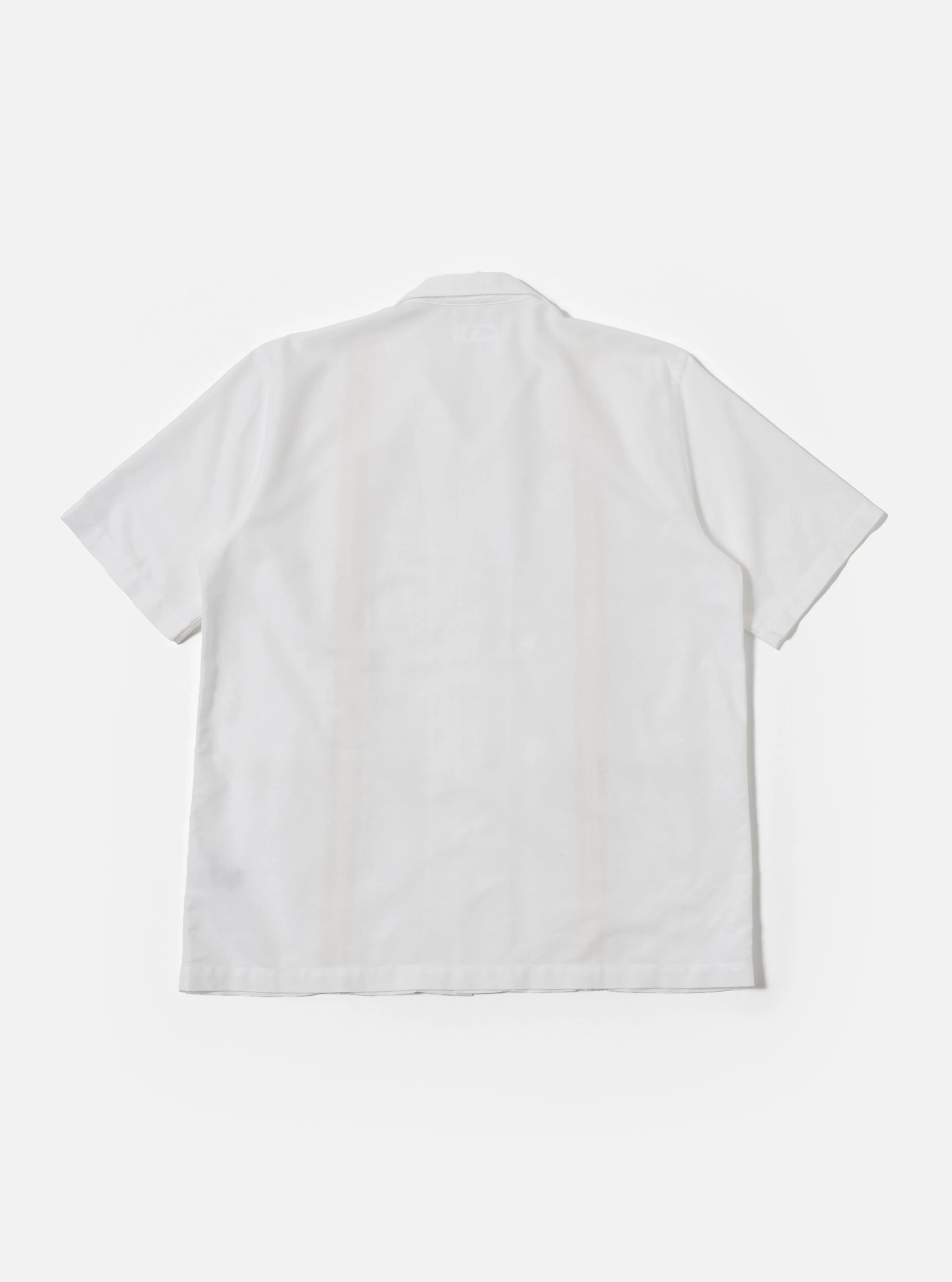 White Classic Oxford Tropicana Shirt - Image 3