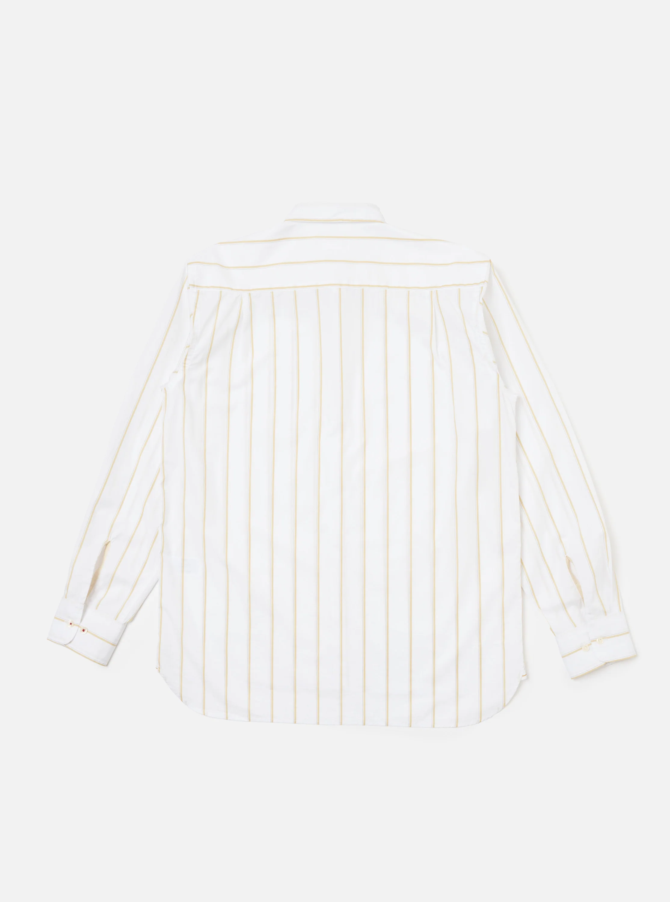 White Office Stripe Square Pocket Shirt - Image 5
