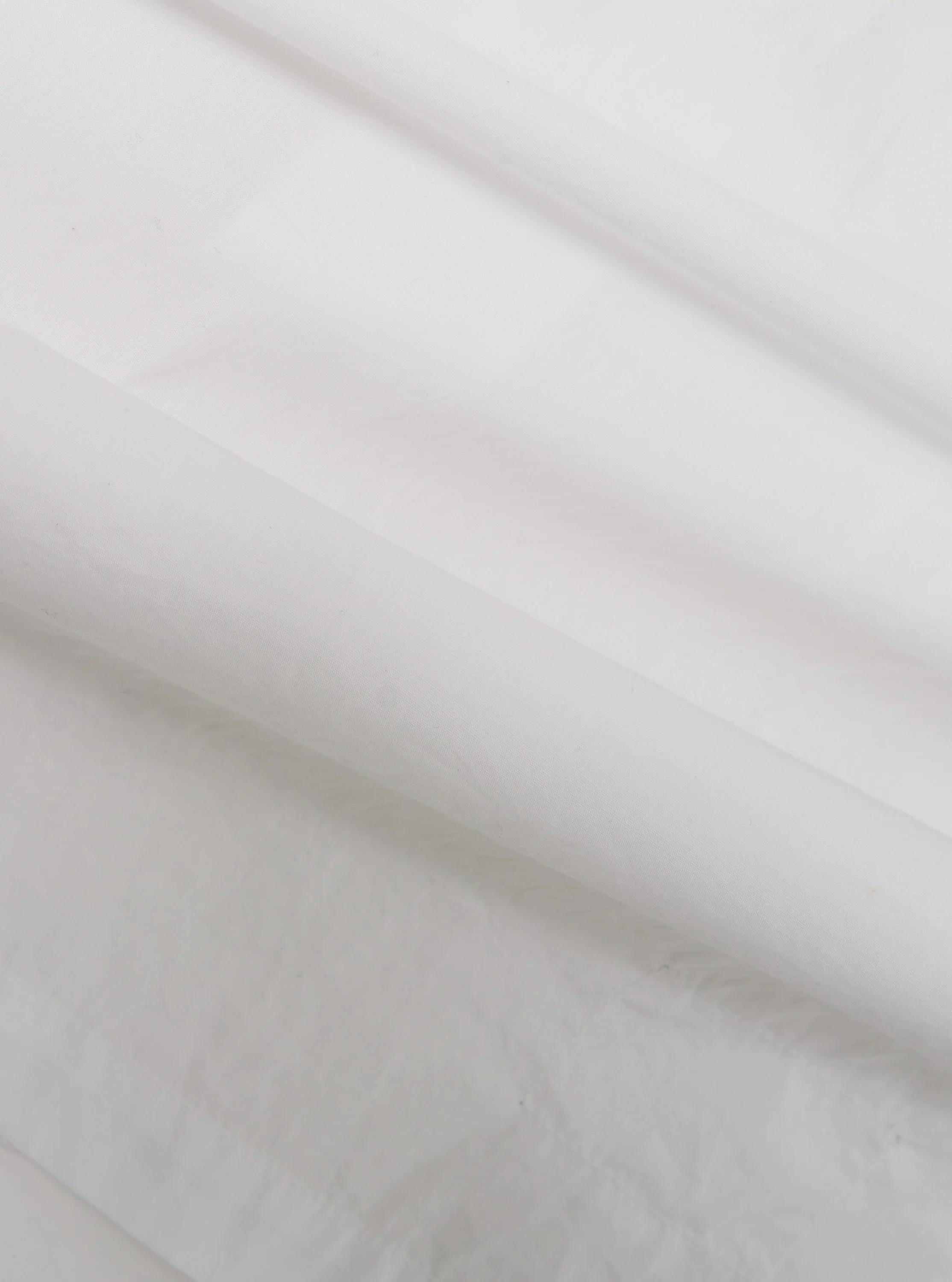 White Poplin Dwight Overshirt - Image 4
