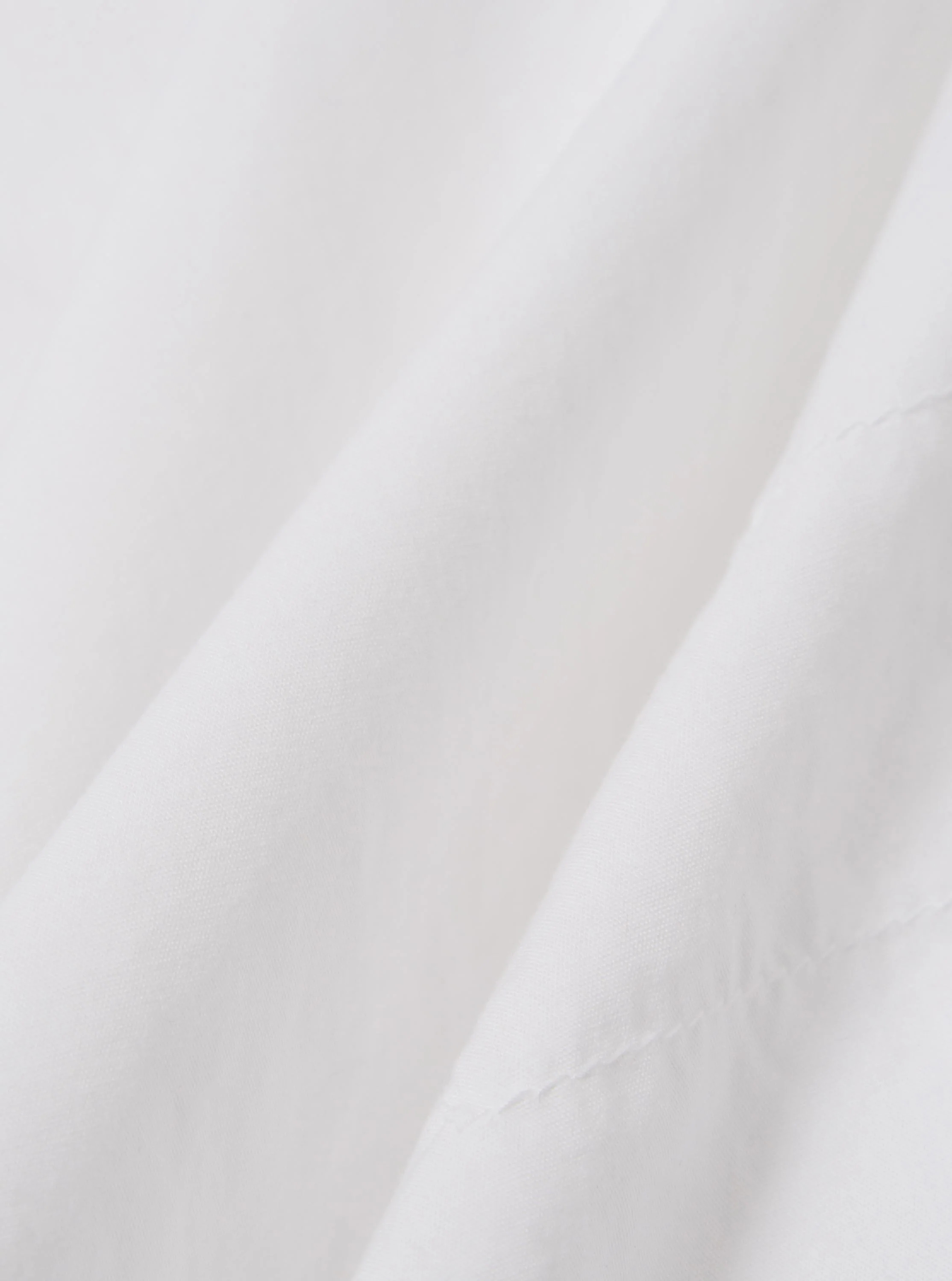 White Poplin Patched Lazy Day Shirt - Image 4