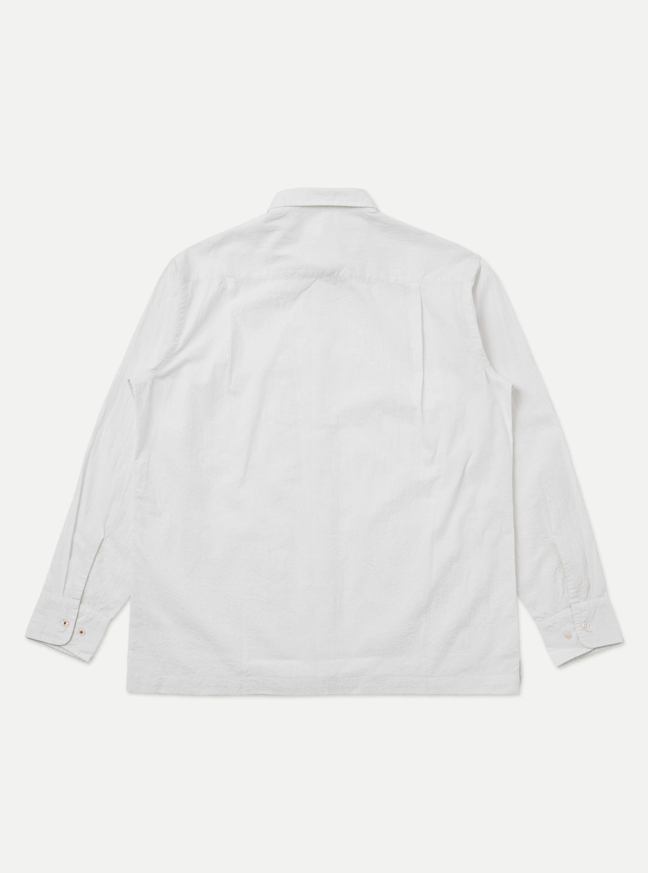 White Seersucker Double Lucky Shirt - Image 5