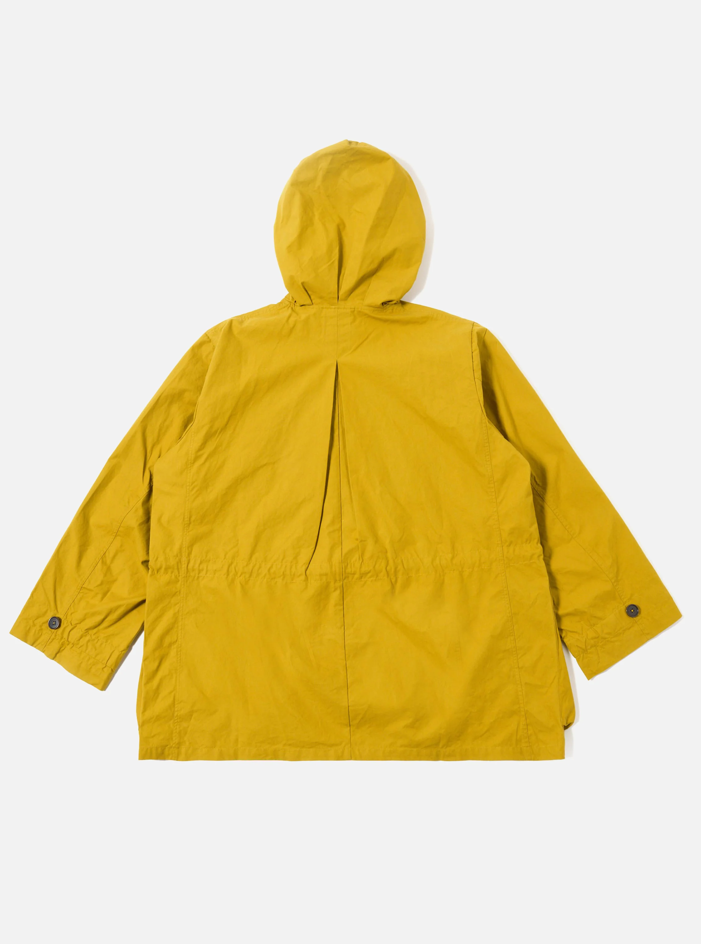 Yellow British Wax Cotton Boston Parka - Image 5