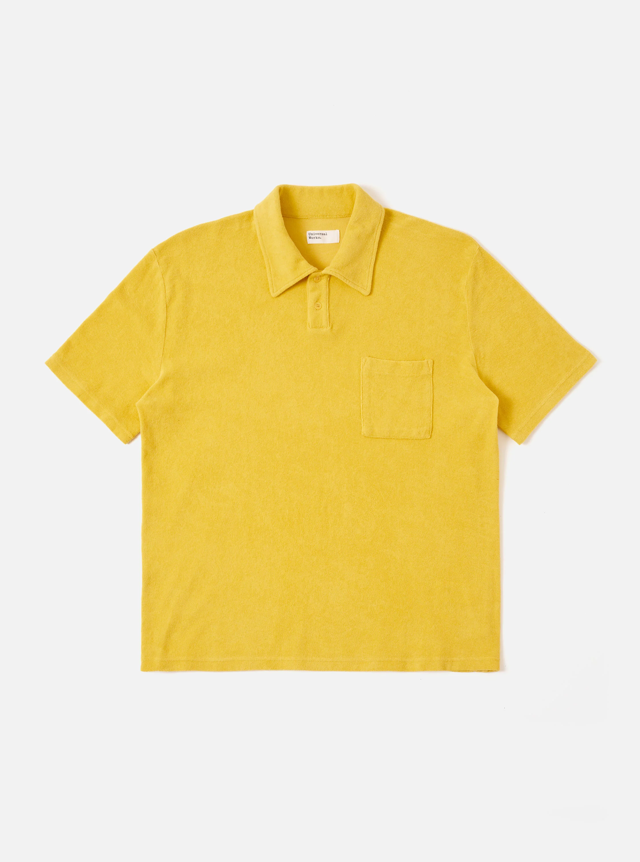 Yellow Light Weight Terry Newlyn Polo