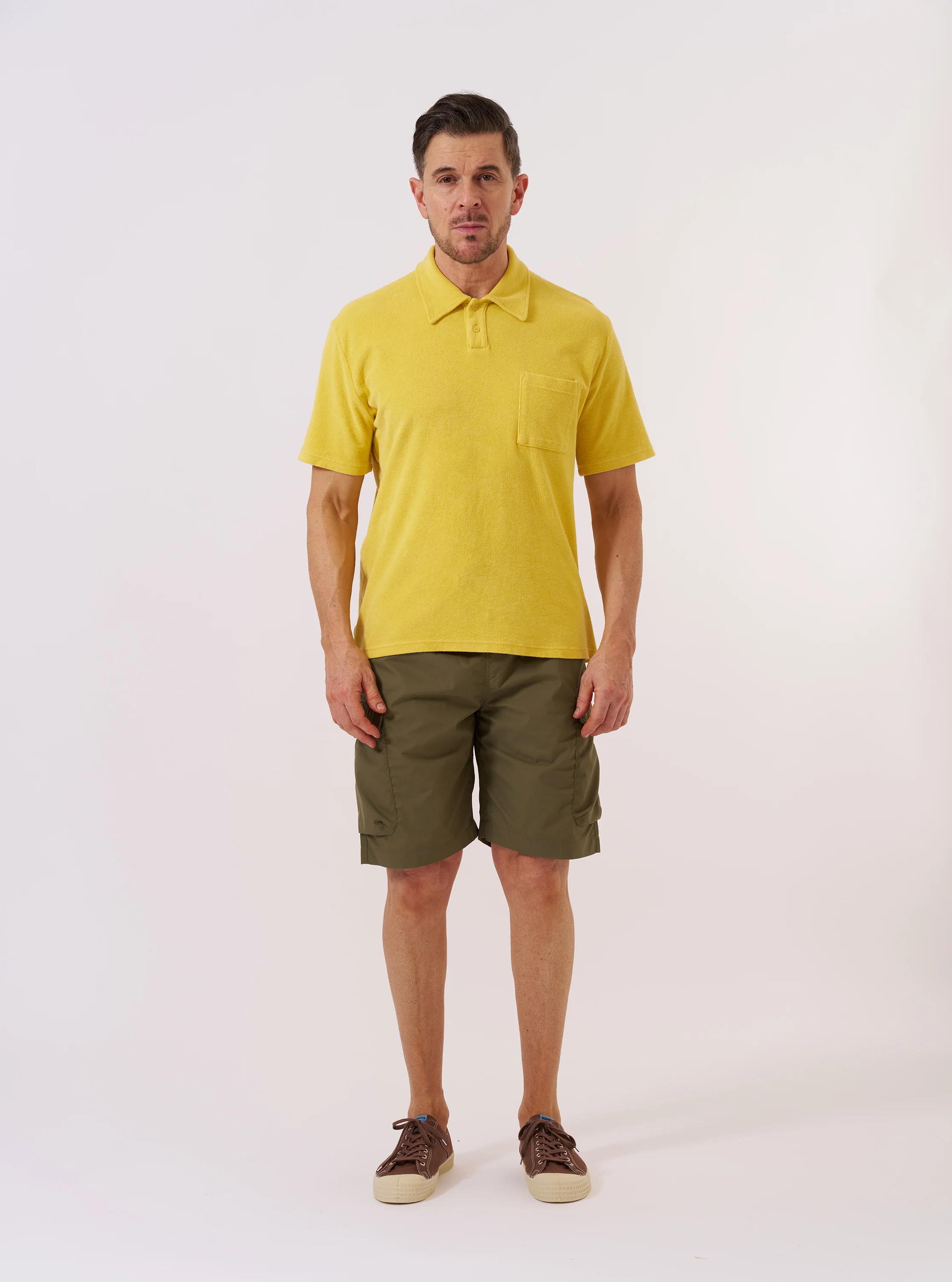 Yellow Light Weight Terry Newlyn Polo - Image 10