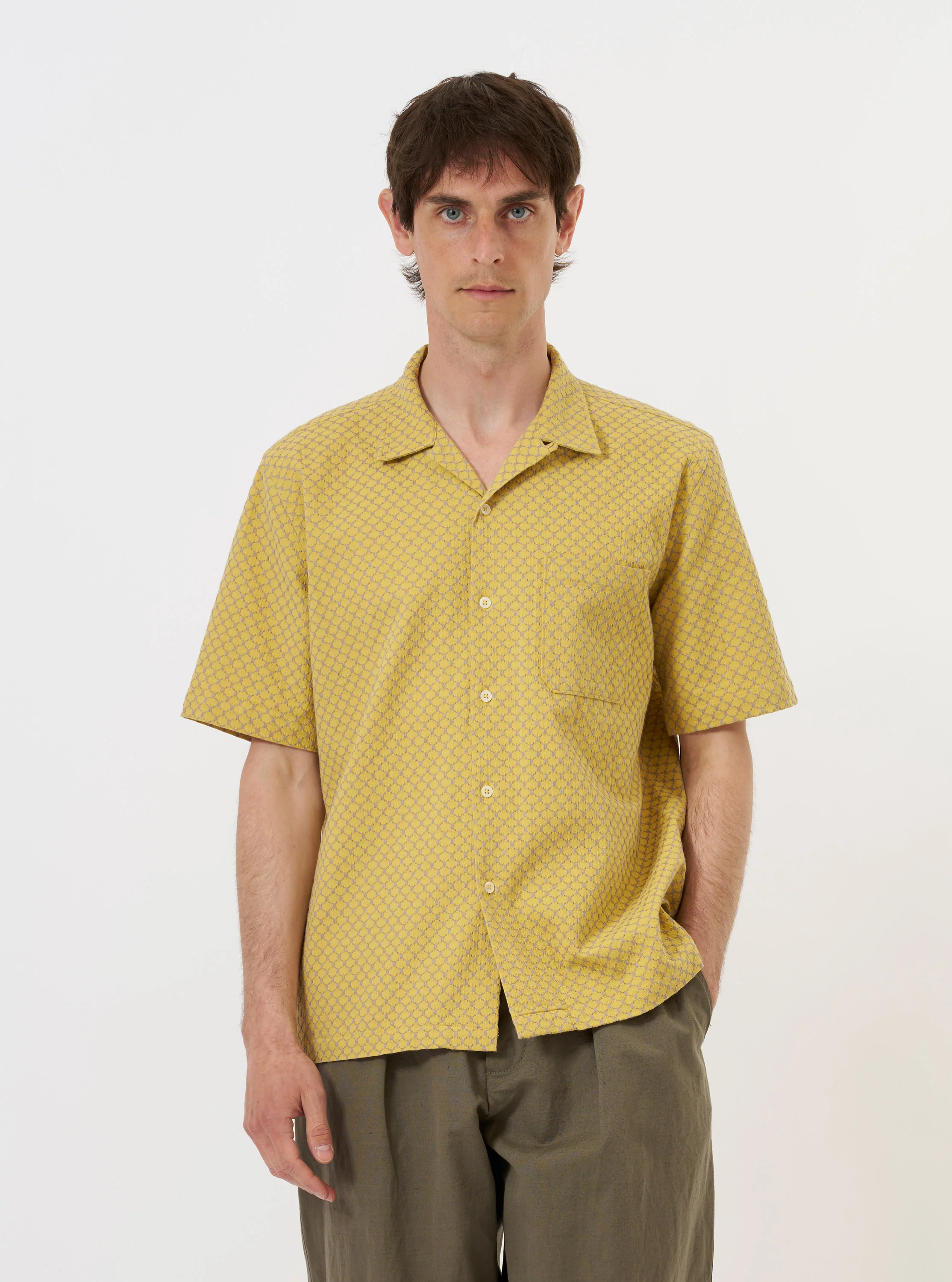 Yellow Mykonos Cotton Road Shirt - Image 2