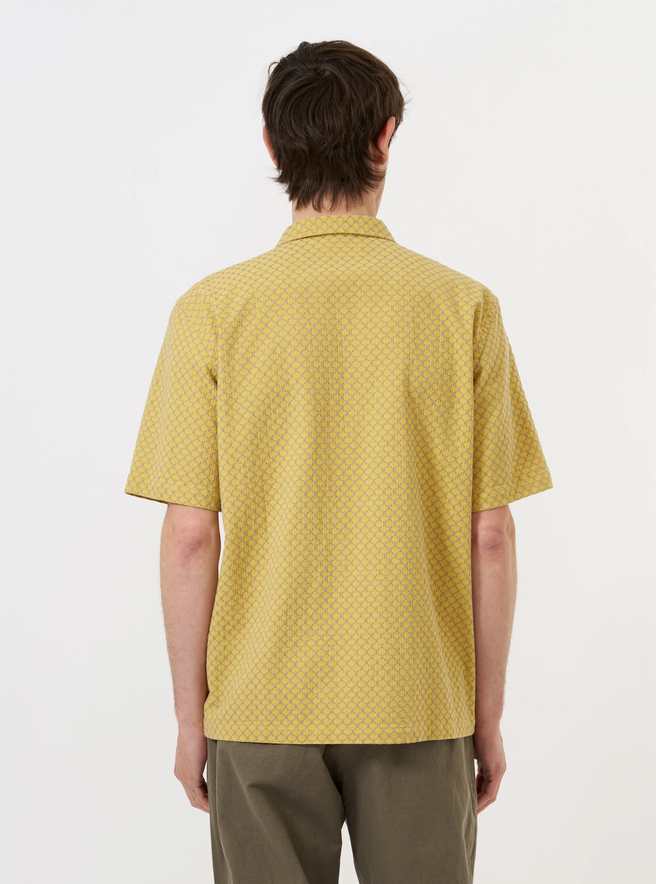 Yellow Mykonos Cotton Road Shirt - Image 3
