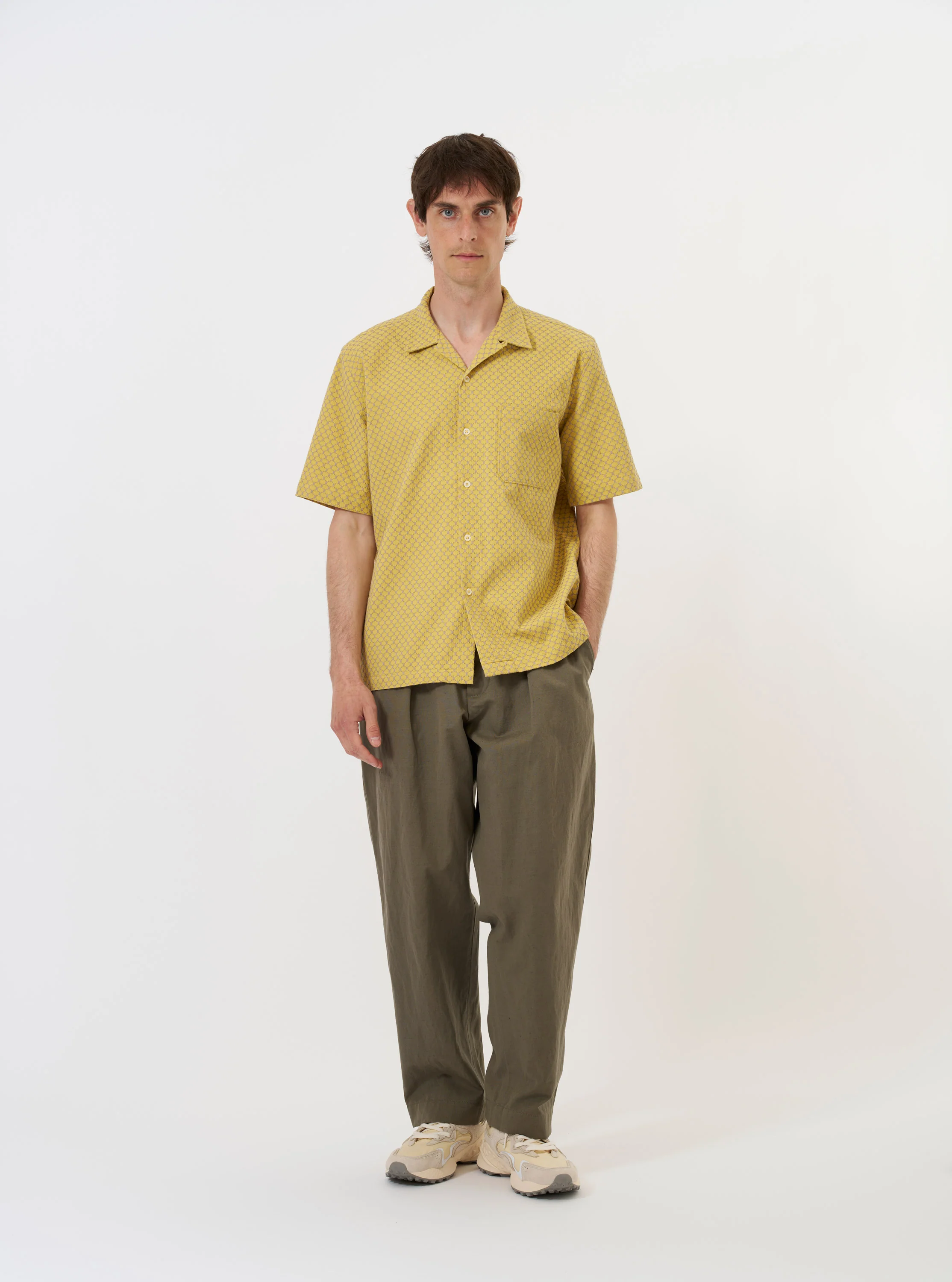 Yellow Mykonos Cotton Road Shirt - Image 7