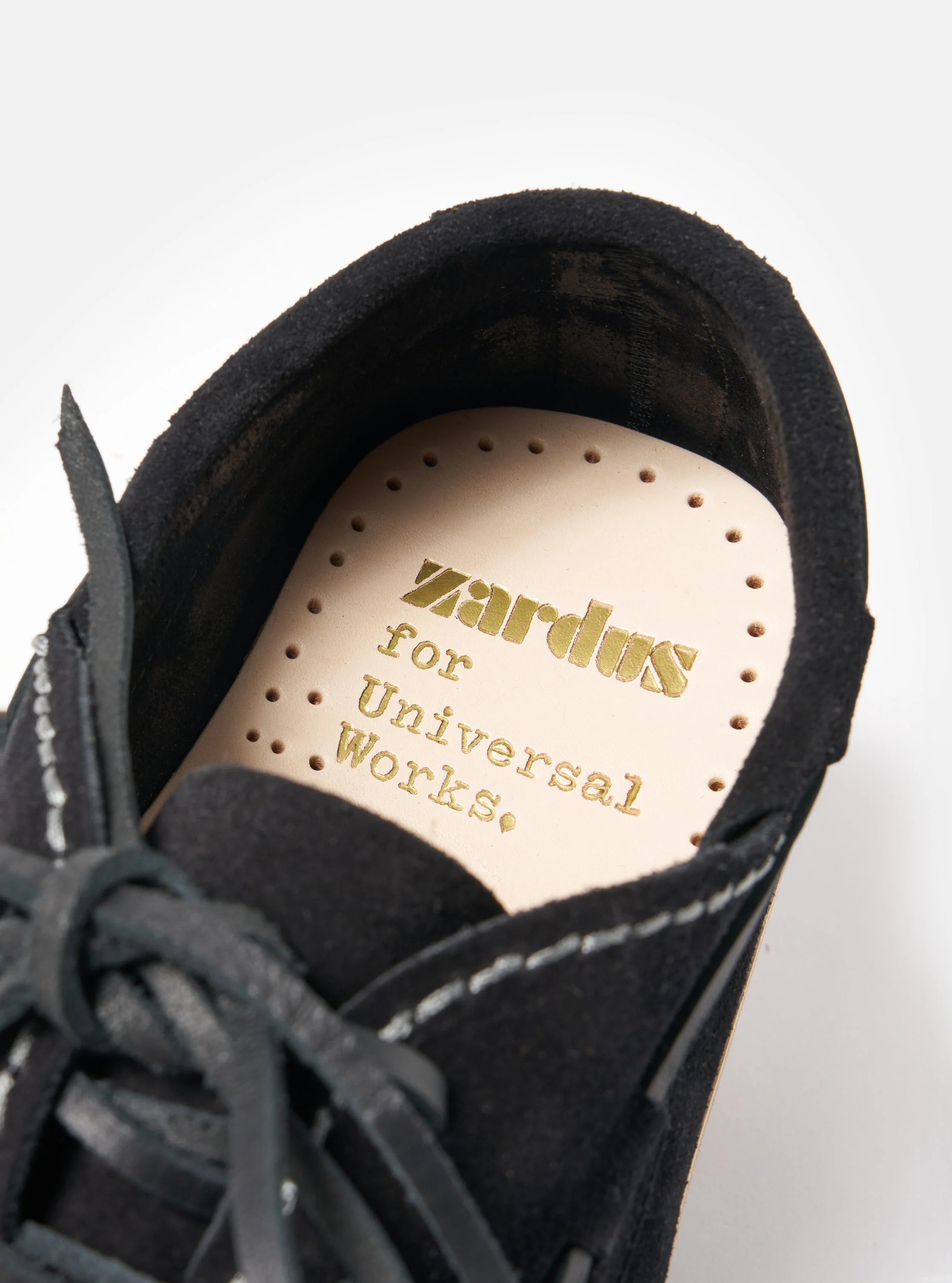Zardus for Universal Works Black Suede Oliver - Image 4